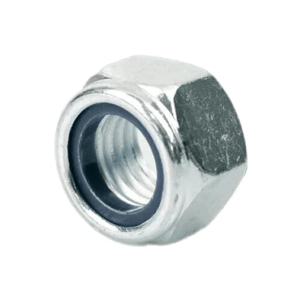 1-1/8" 12 TPI UNF Imperial Fine Nyloc Nut Grade 8 Zinc