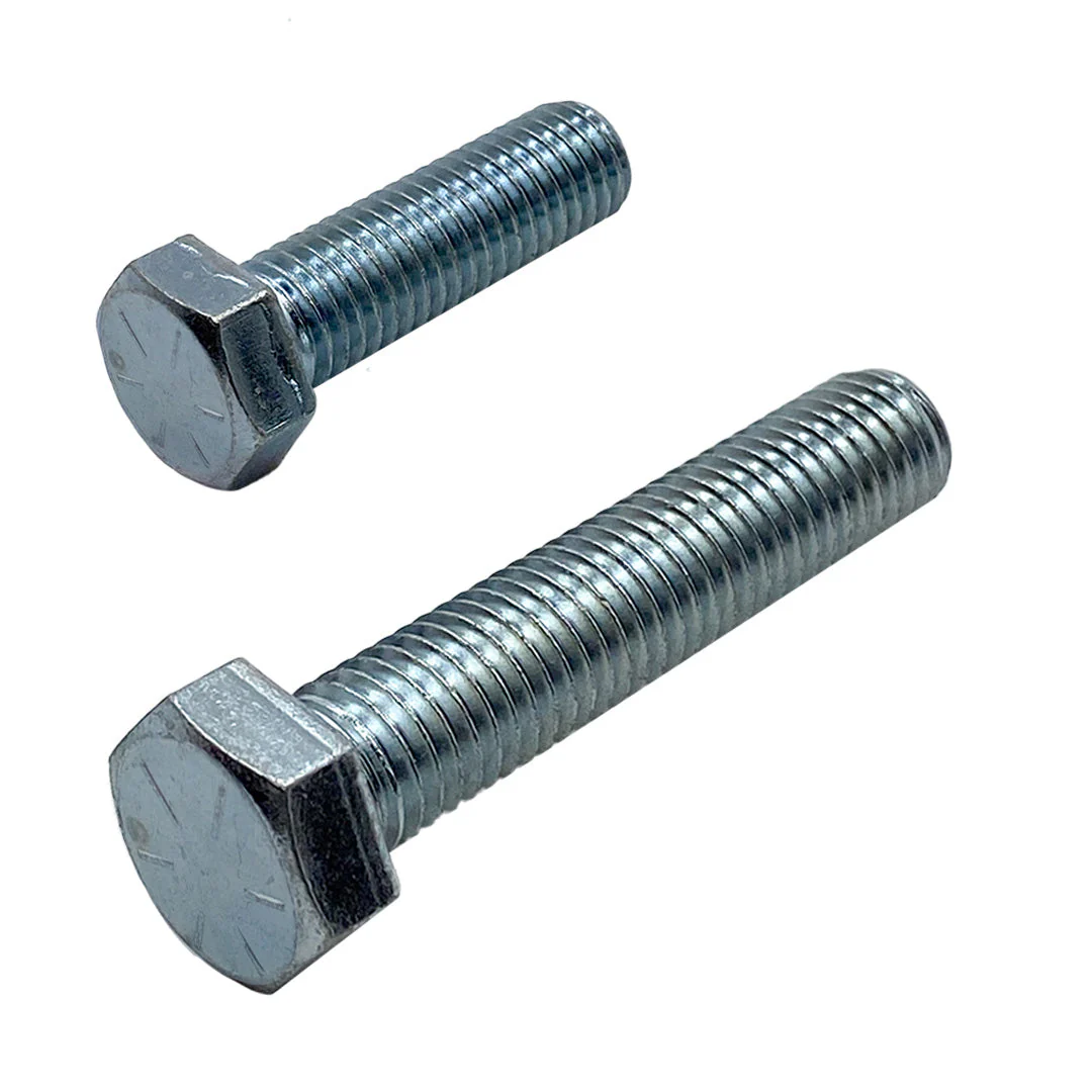 1/2" x 1-1/2" 13 TPI UNC Imperial Coarse Hex Set Screw High Tensile Grade 8 Zinc - Image 2