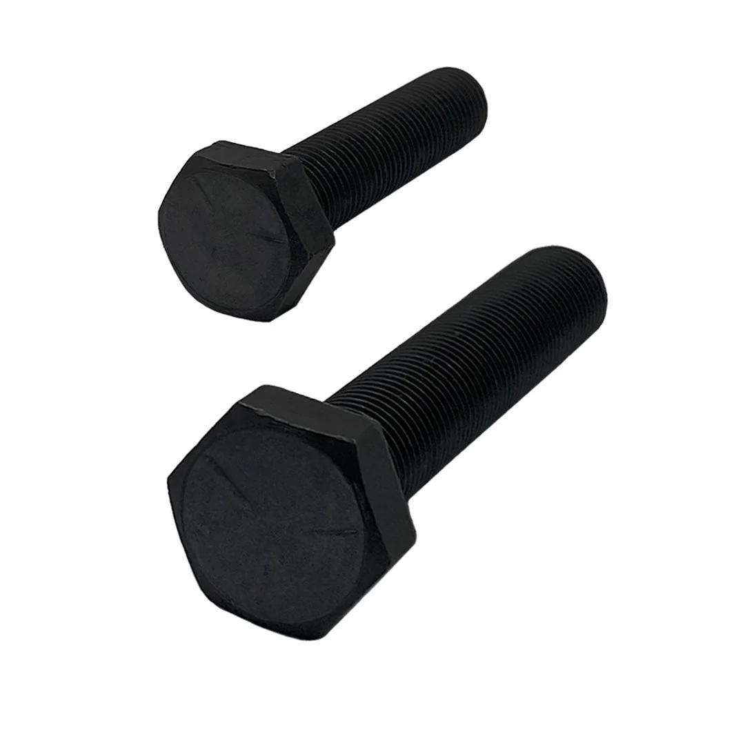 1/4" x 3/4" 28 TPI UNF Imperial Fine Hex Set Screw High Tensile Grade 5 Black - Image 2
