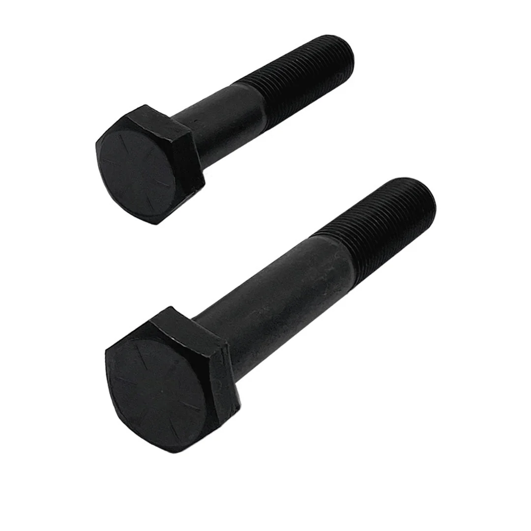 1" x 3-1/2" 14 TPI UNF Imperial Fine Hex Bolt High Tensile Grade 8 Black - Image 2
