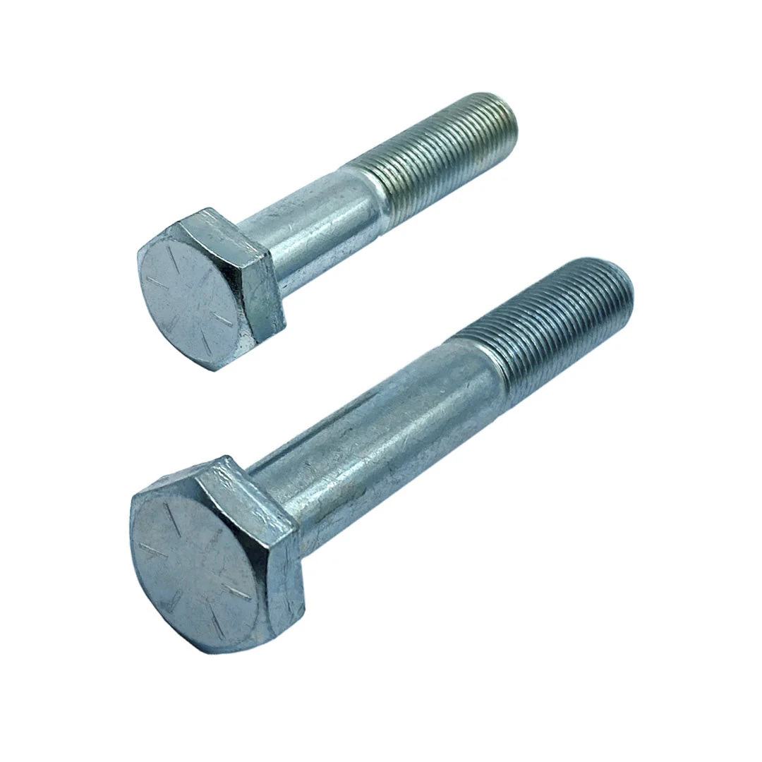 1" x 3" 14 TPI UNF Imperial Fine Hex Bolt High Tensile Grade 8 Zinc Plated - Image 2