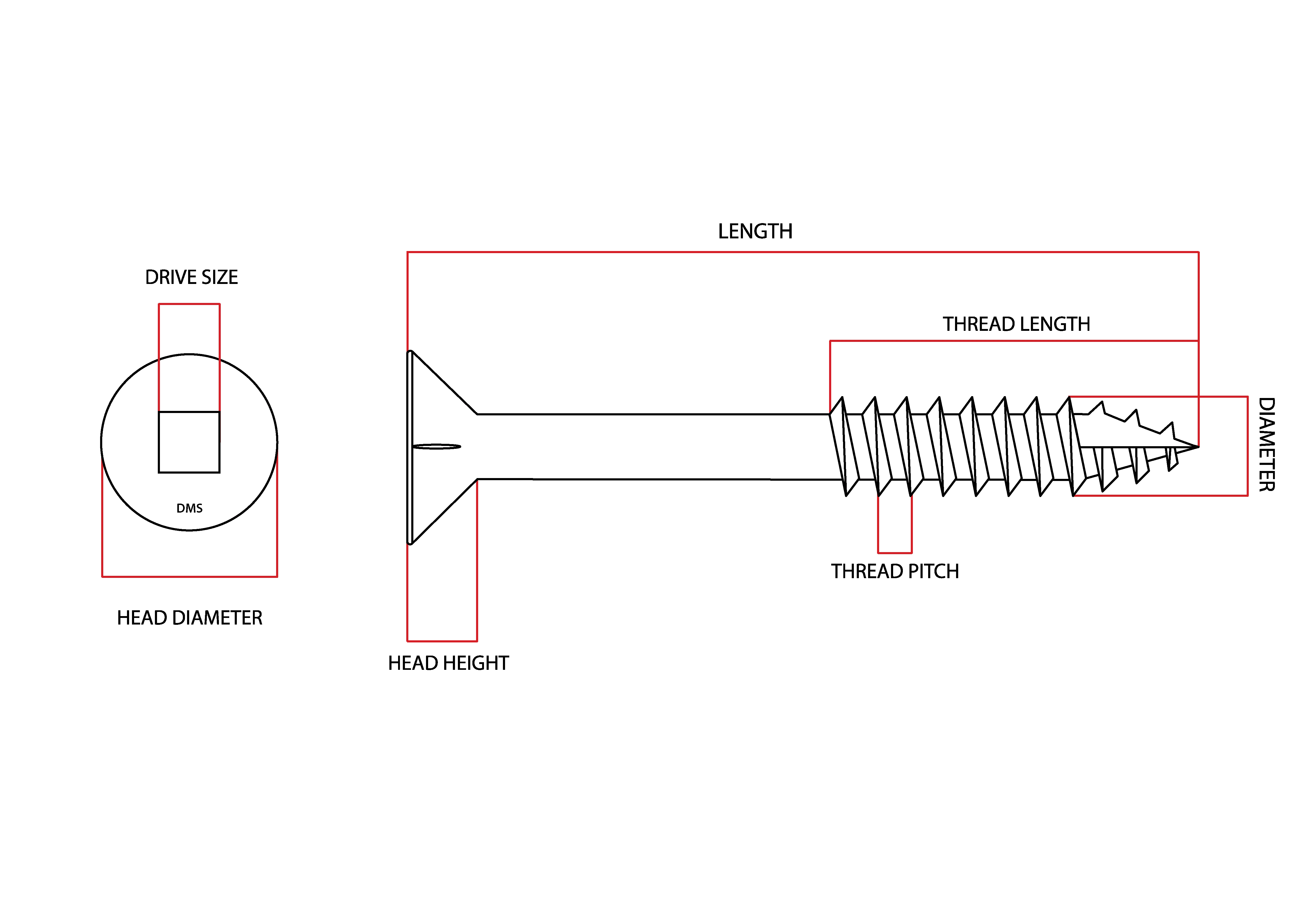 10g-12 x 40mm Decking Screw Square Drive T17 (Type 17) Stainless Steel G304 A2 - Image 6