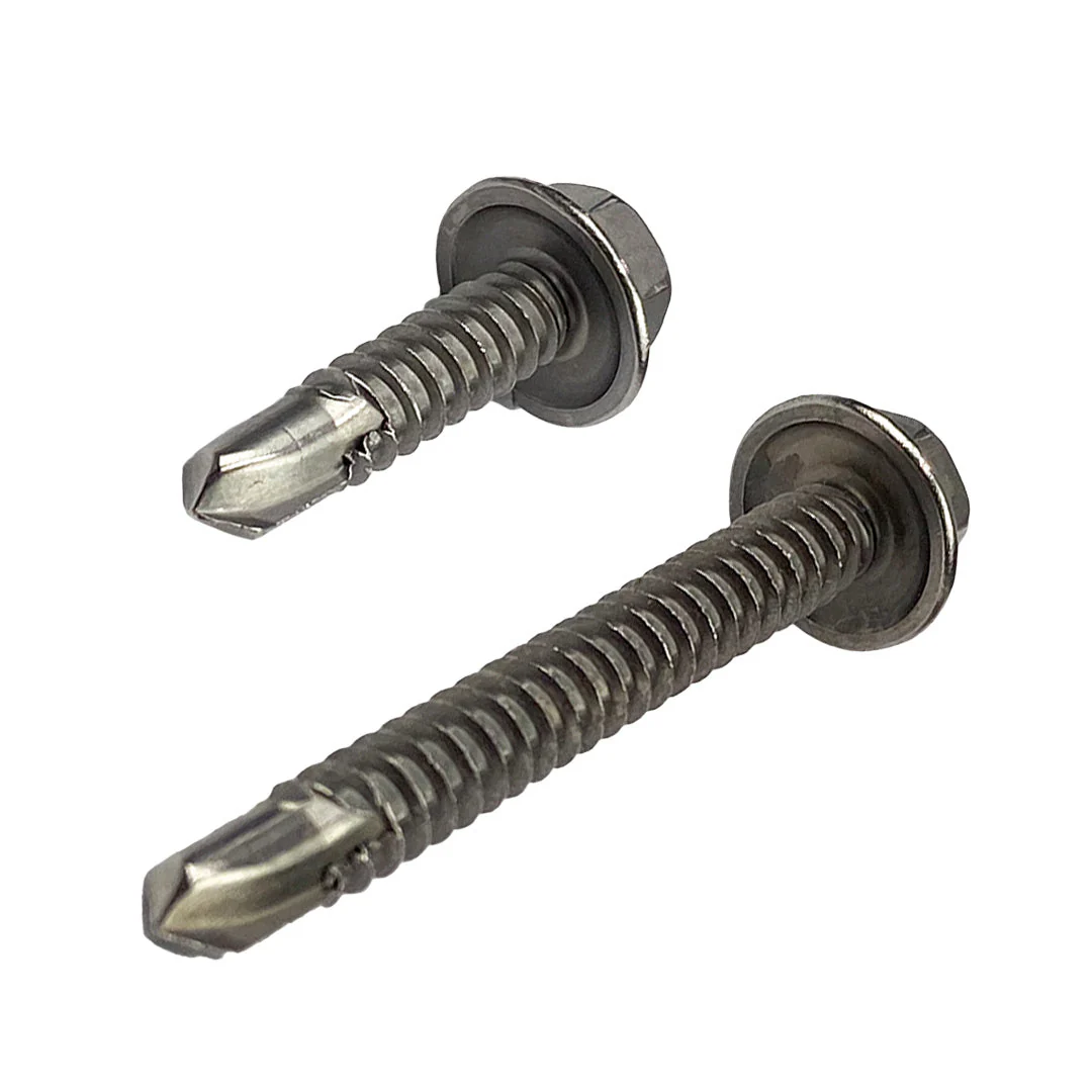 10g-16 x 25mm Hex Self Drilling Screw Tek Stainless Steel A5 YUS 550 - Image 3
