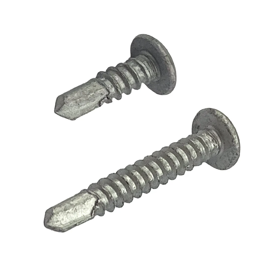 10g-24 x 22mm Wafer Self Drilling Screw Tek Phillips Galvanised - Image 3
