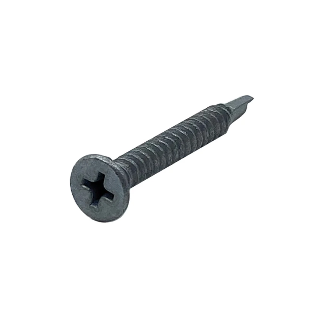 10g-24 x 65mm Countersunk Self Drilling Screw Tek Phillips Galvanised - Image 2