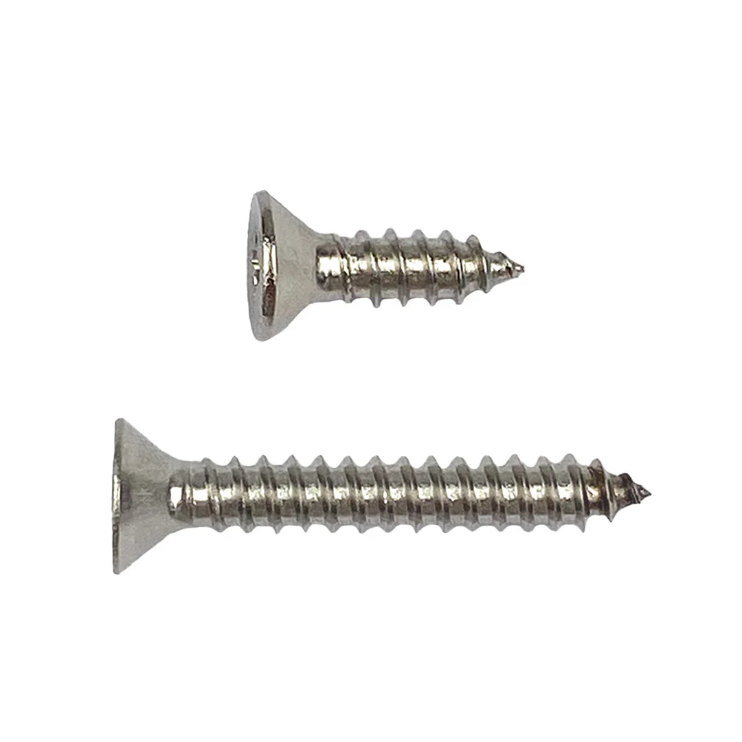 10g x 25mm Countersunk Self Tapping Screw Phillips Stainless Steel G302 / G304 A2 - Image 4
