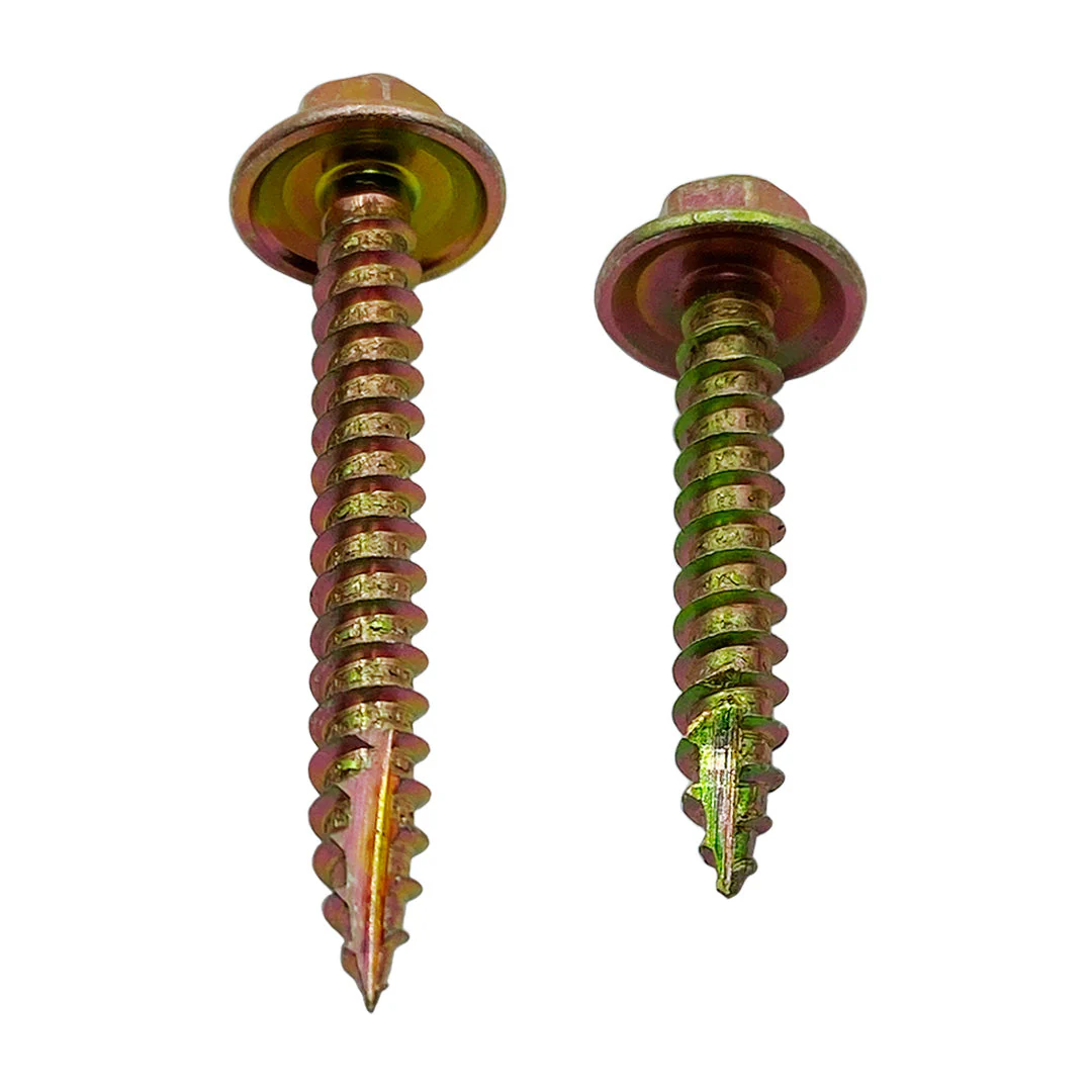 12g-11 x 35mm T17 (Type 17) Hex Head Self Drilling Screw Tek Zinc Yellow - Image 5