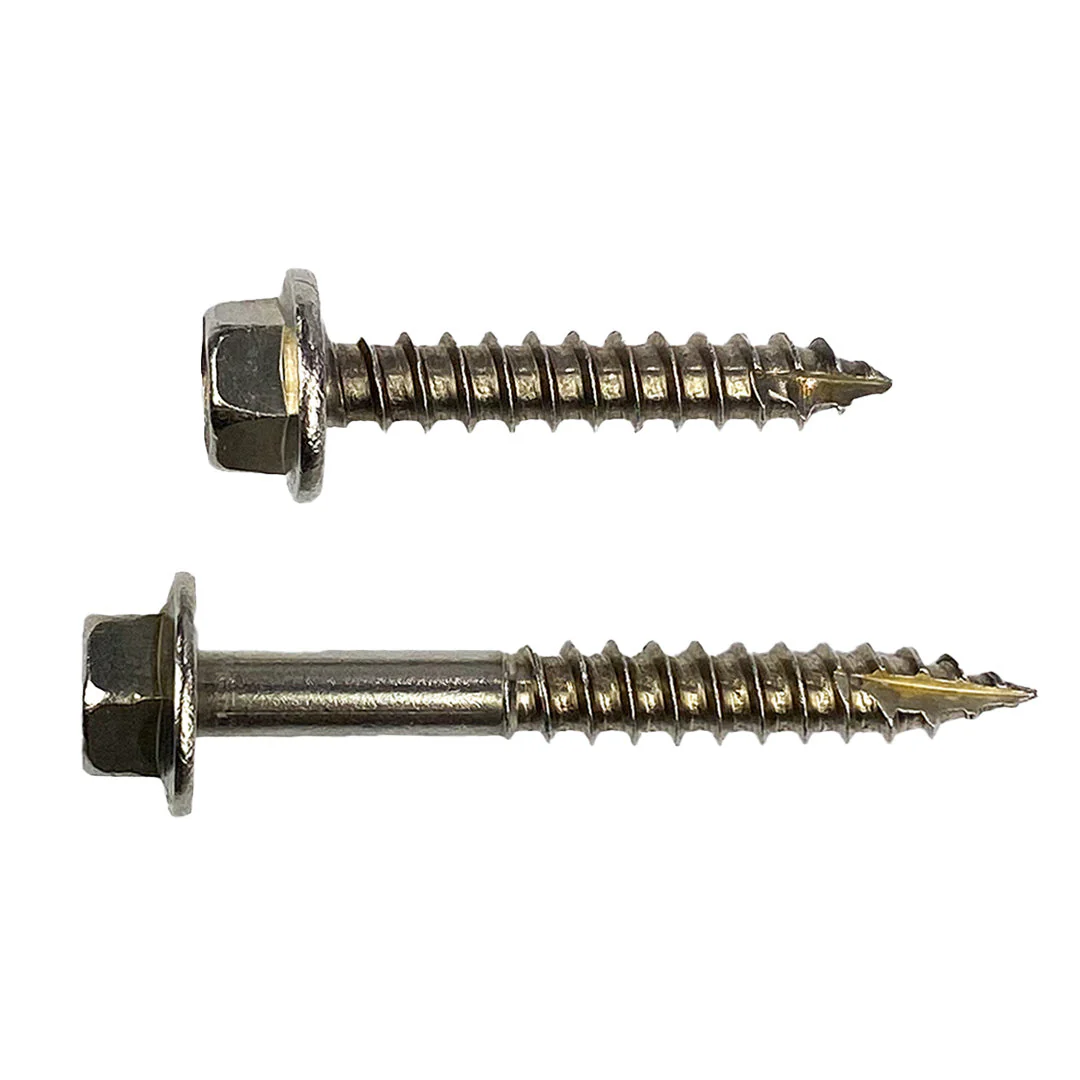 12g-11 x 50mm T17 (Type 17) Hex Head Self Drilling Screw Tek Stainless Steel G316 A4 - Image 4
