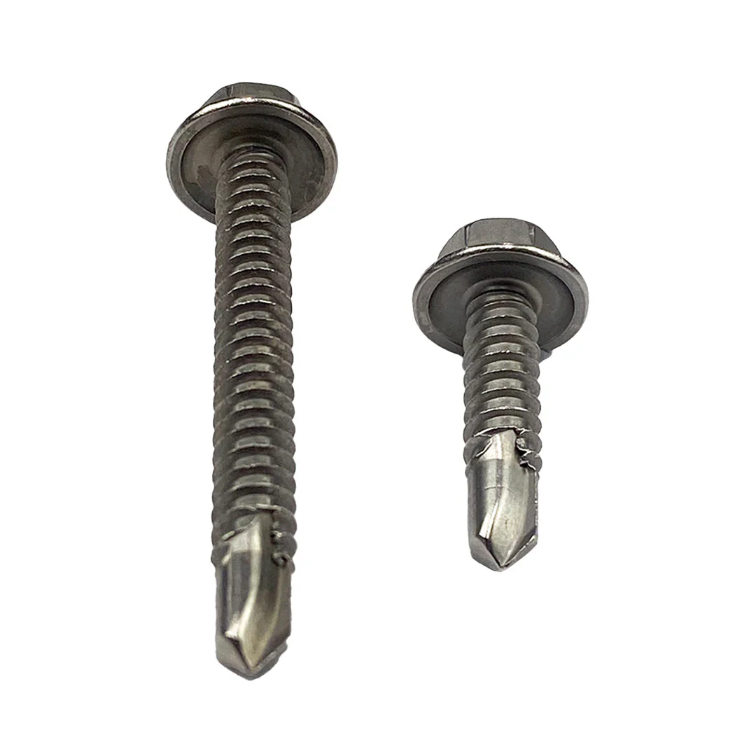 12g-14 x 35mm Hex Self Drilling Screw Tek Stainless Steel A5 YUS 550 - Image 5