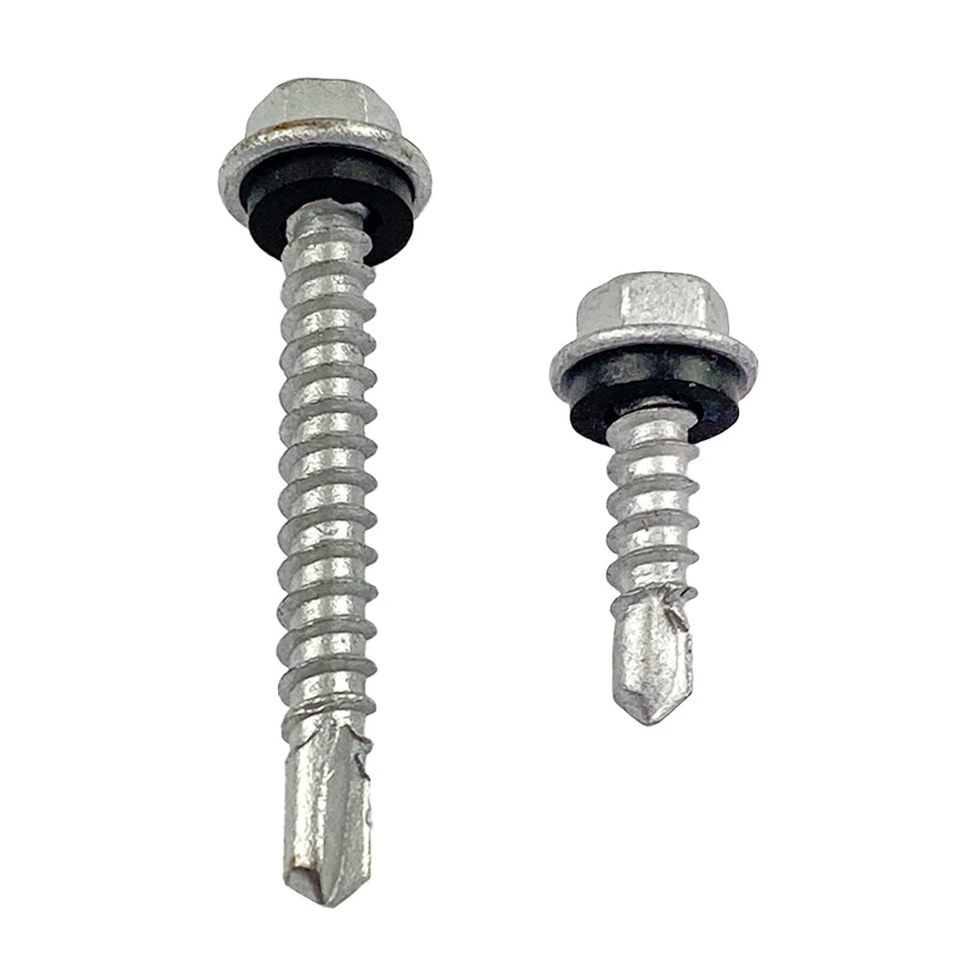 12g-14 x 75mm Hex Self Drilling Screw Tek with NEO Seal Galvanised - Image 5