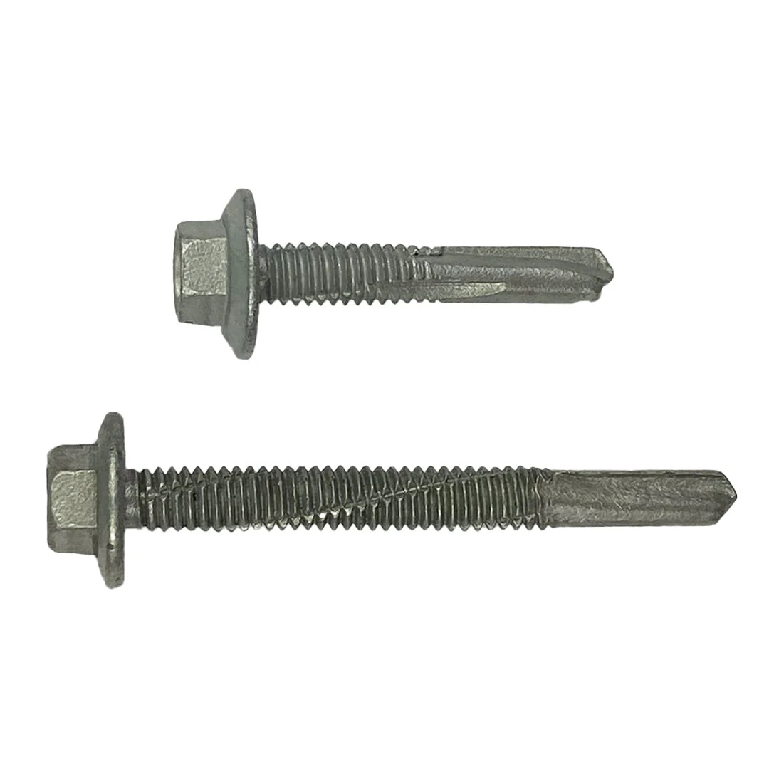 12g-24 x 65mm Series 500 Tek Screw Hex No 5 Extended Point Galvanised - Image 4
