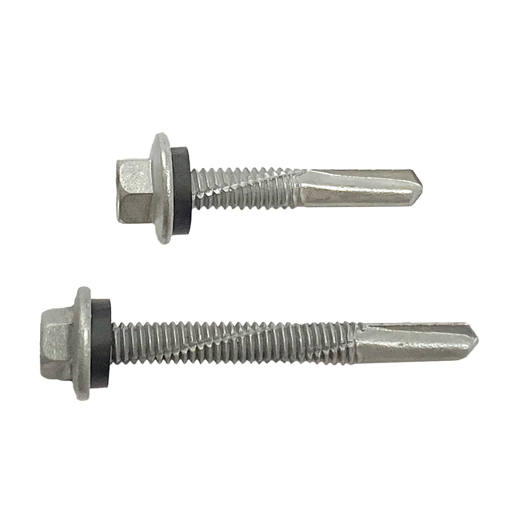 12g-24 x 65mm Series 500 Tek Screw Hex No 5 Extended Point with NEO Seal Galvanised - Image 4