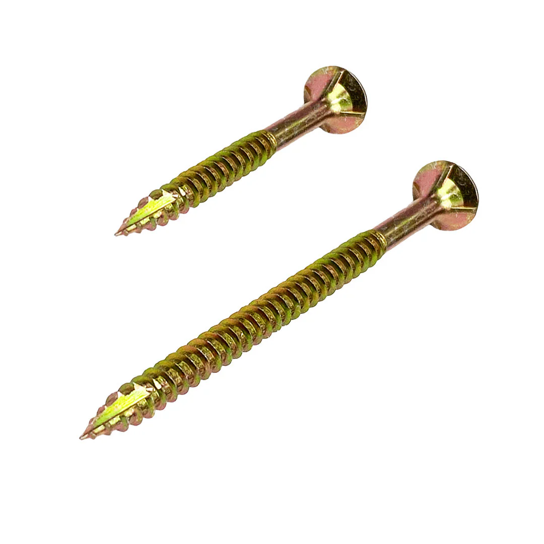 14g-10 x 100mm Bugle Batten Screw T17 (Type 17) Hex Drive Self Drilling Zinc Yellow - Image 3
