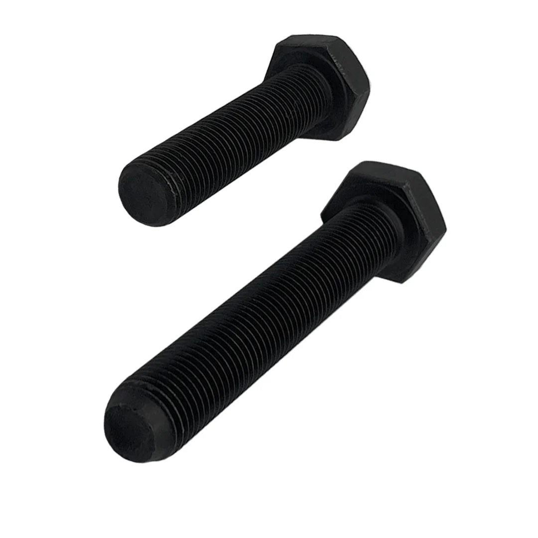 3/8" x 3/4" 24 TPI UNF Imperial Fine Hex Set Screw High Tensile Grade 5 Black - Image 3