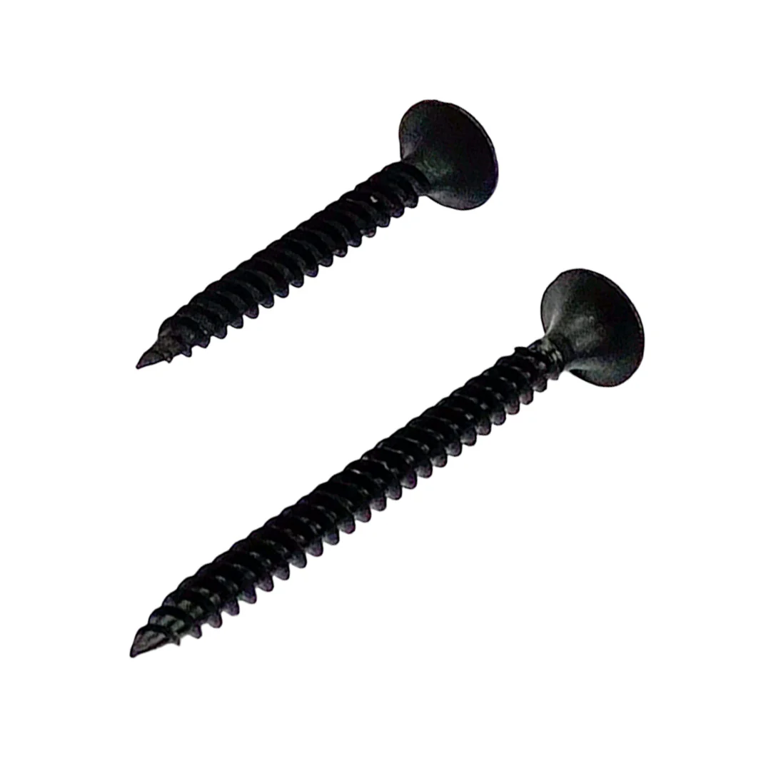 6g x 50mm Drywall Screw Phillips Bugle Head Self Tapping Black - Image 3