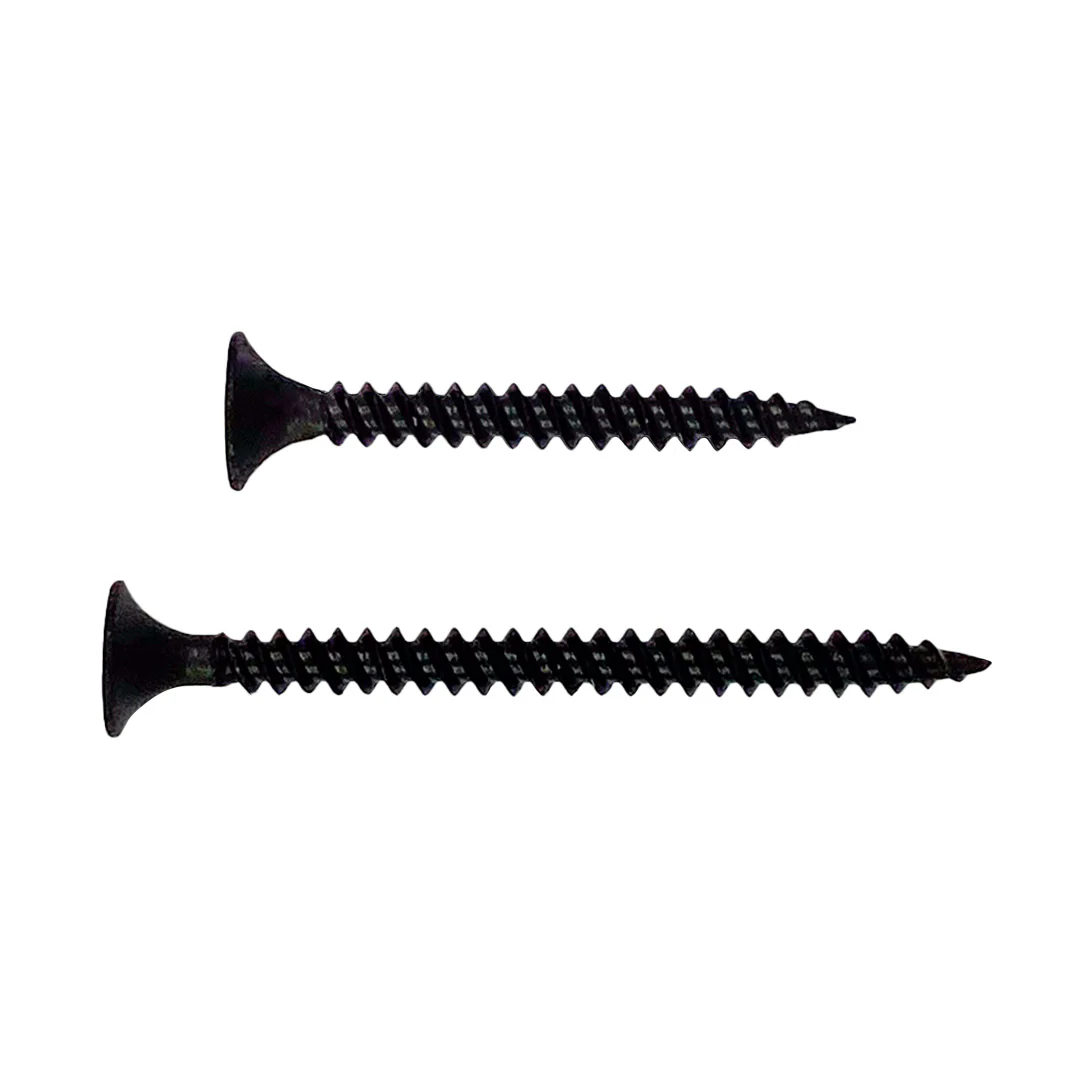 6g x 50mm Drywall Screw Phillips Bugle Head Self Tapping Black - Image 4