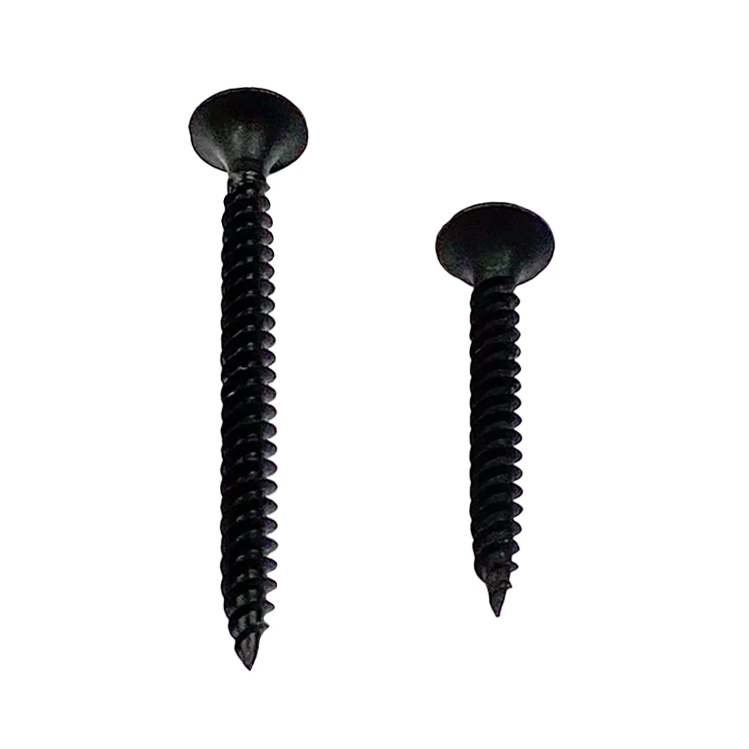 6g x 50mm Drywall Screw Phillips Bugle Head Self Tapping Black - Image 5