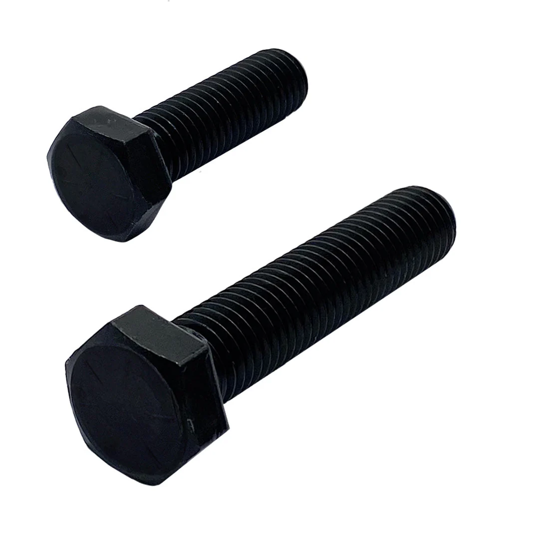 7/8" x 2" 9 TPI UNC Imperial Coarse Hex Set Screw High Tensile Grade 8 Black - Image 2