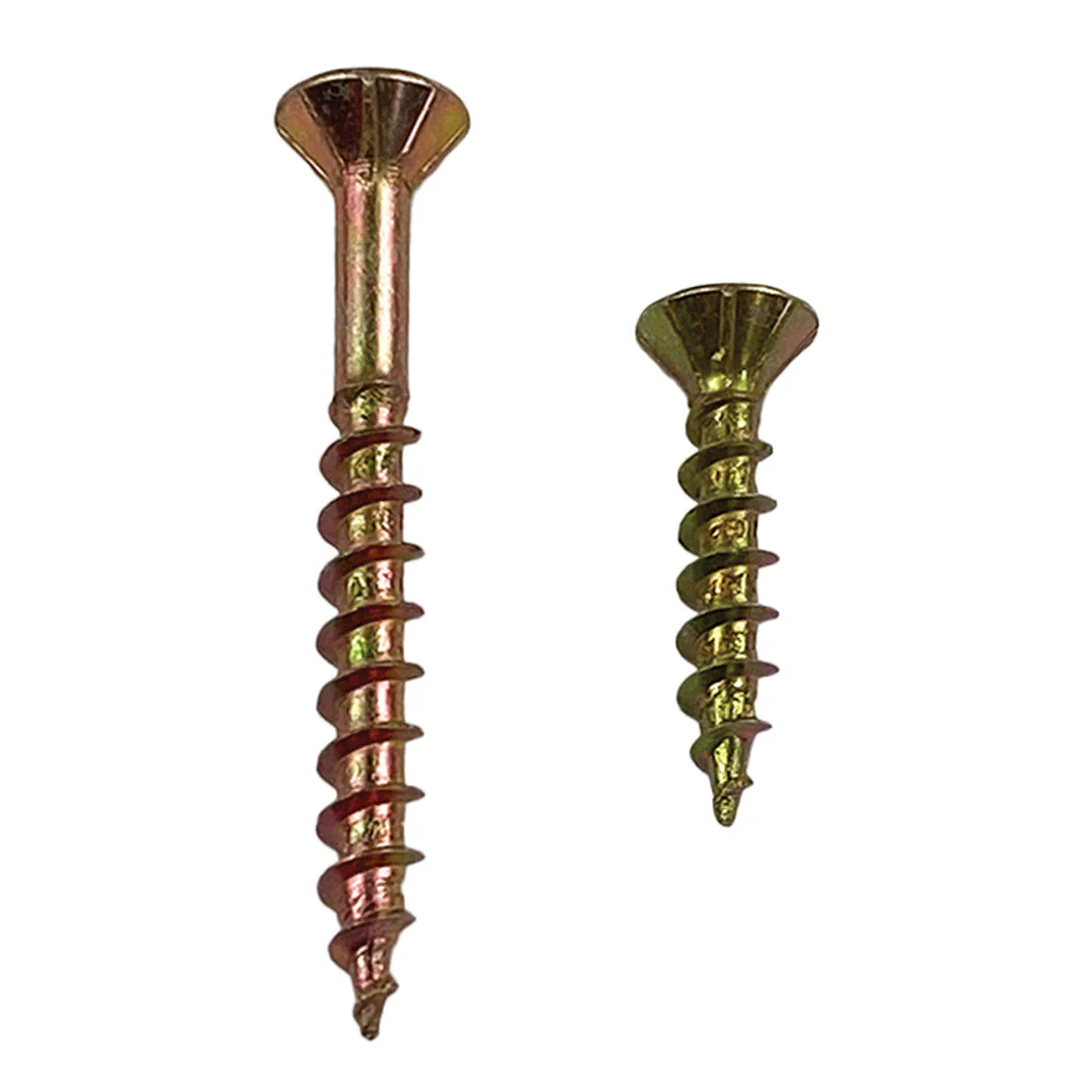 8g-10 x 28mm Chipboard Screw Phillips Drive Zinc Yellow - Image 5