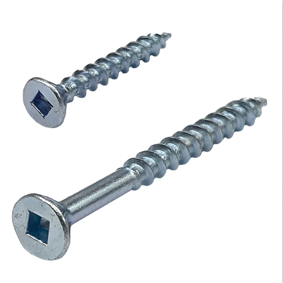 8g-10 x 38mm Chipboard Screw Square Drive Zinc Plated - Image 2