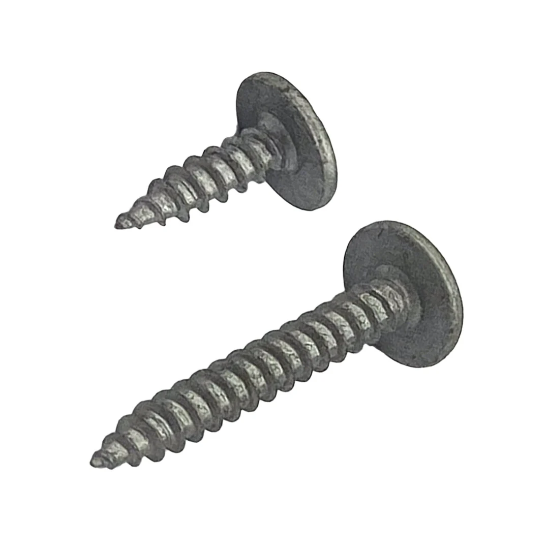 8g-15 x 30mm Button Stitching Screw Needle Point Phillips Galvanised - Image 3