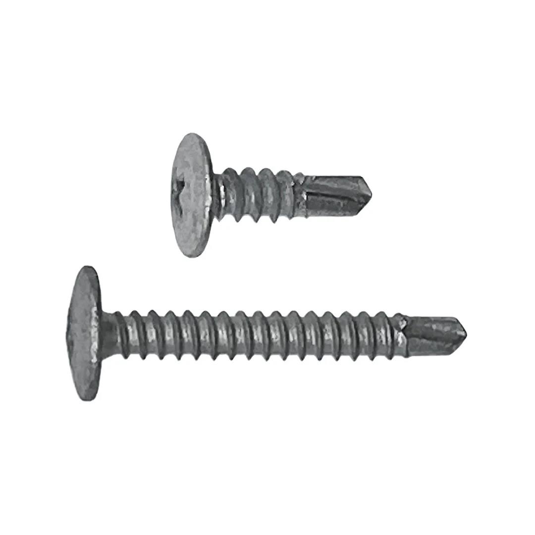 8g-18 x 25mm Button Self Drilling Screw Tek Phillips Galvanised - Image 4