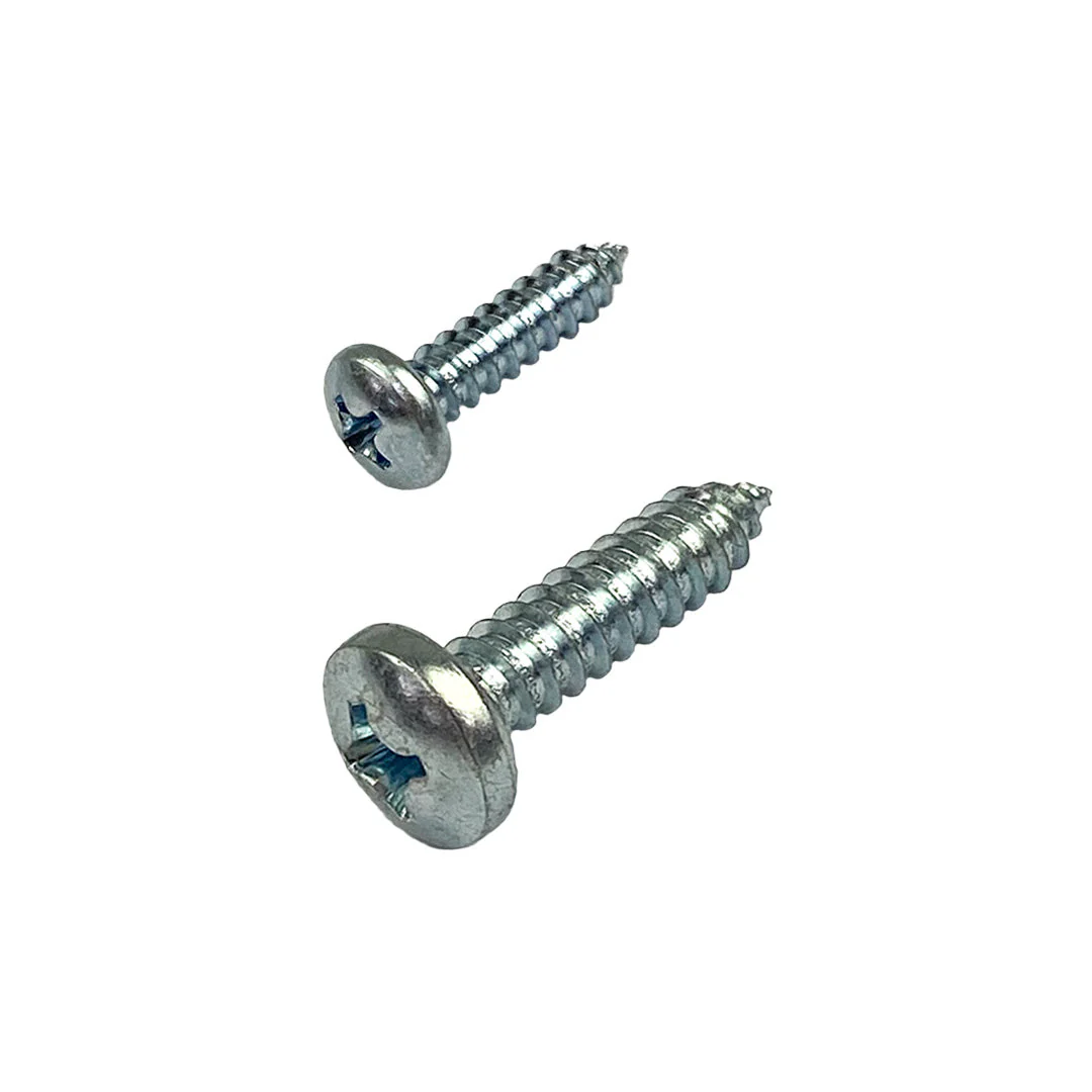 8g x 45mm Pan Self Tapping Screw Phillips Zinc Plated - Image 2