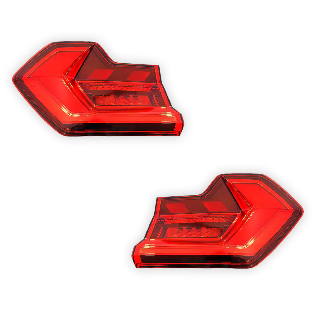 Audi A1 8X (2019 - 2025) Genuine Clear / Red LED Tail Lights LH + RH - Image 2