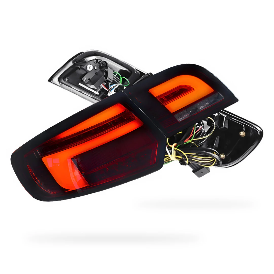 Audi A3 8P (2005 - 2008) Smoke Red Sequential 3D LED Stripe Tail Lights LH + RH - Image 6