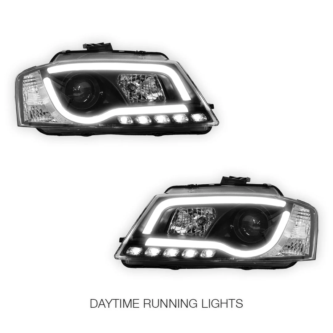 Audi A3 8P Facelift (2008 - 2012) 3D LED DRL Projector Headlights LH + RH - Image 2
