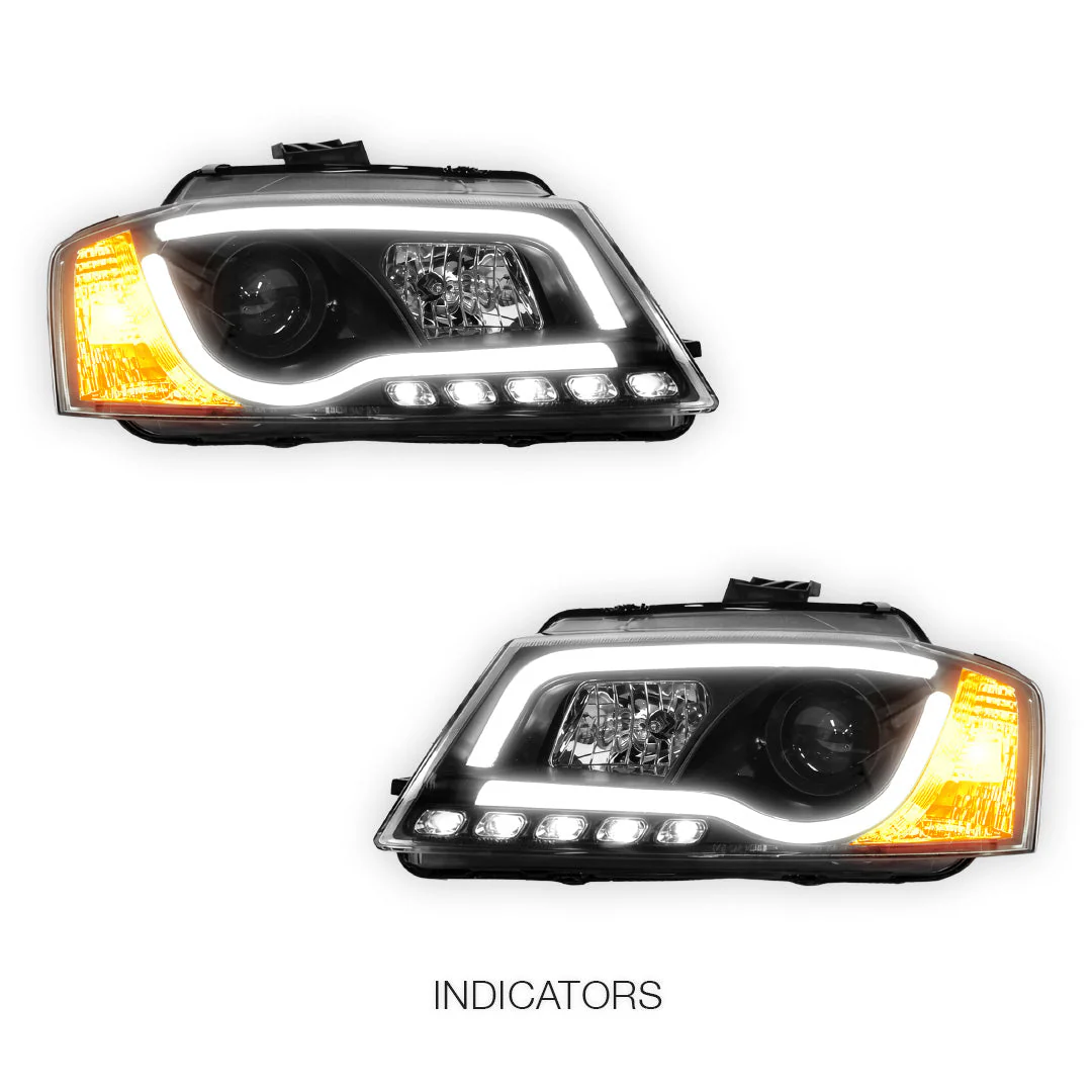 Audi A3 8P Facelift (2008 - 2012) 3D LED DRL Projector Headlights LH + RH - Image 3