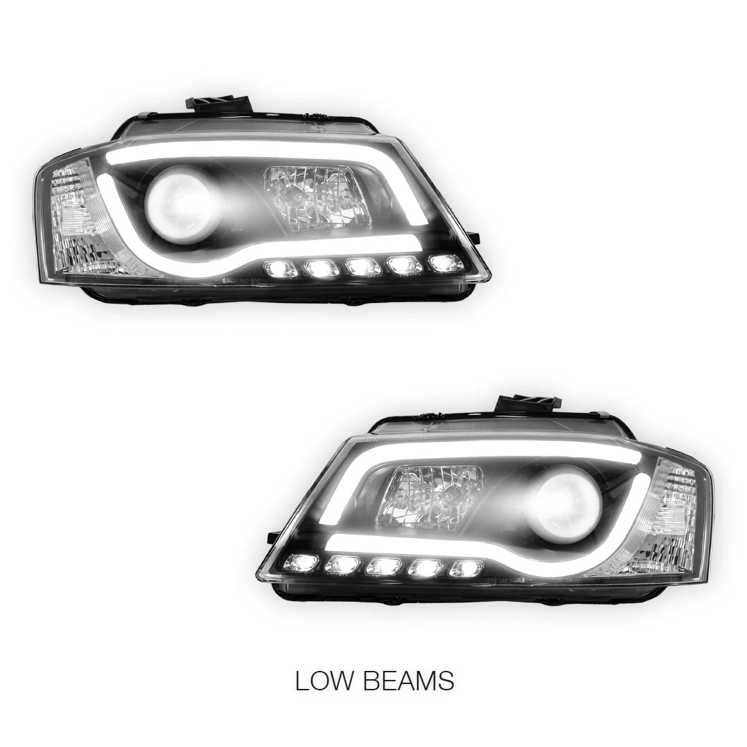 Audi A3 8P Facelift (2008 - 2012) 3D LED DRL Projector Headlights LH + RH - Image 4