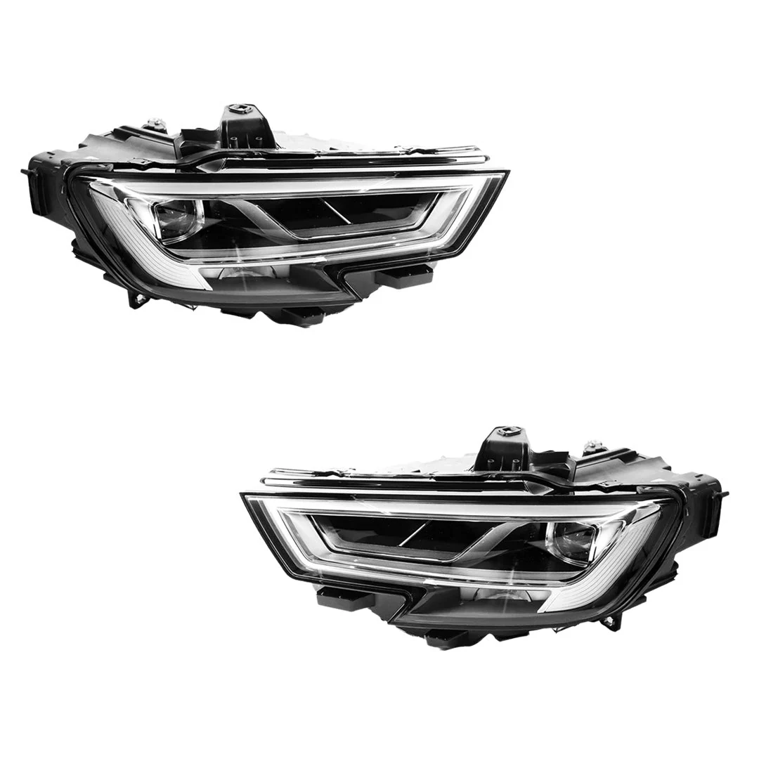 Audi A3 8V (2016 - 2020) Genuine Clear LED Headlights LH + RH - Image 2