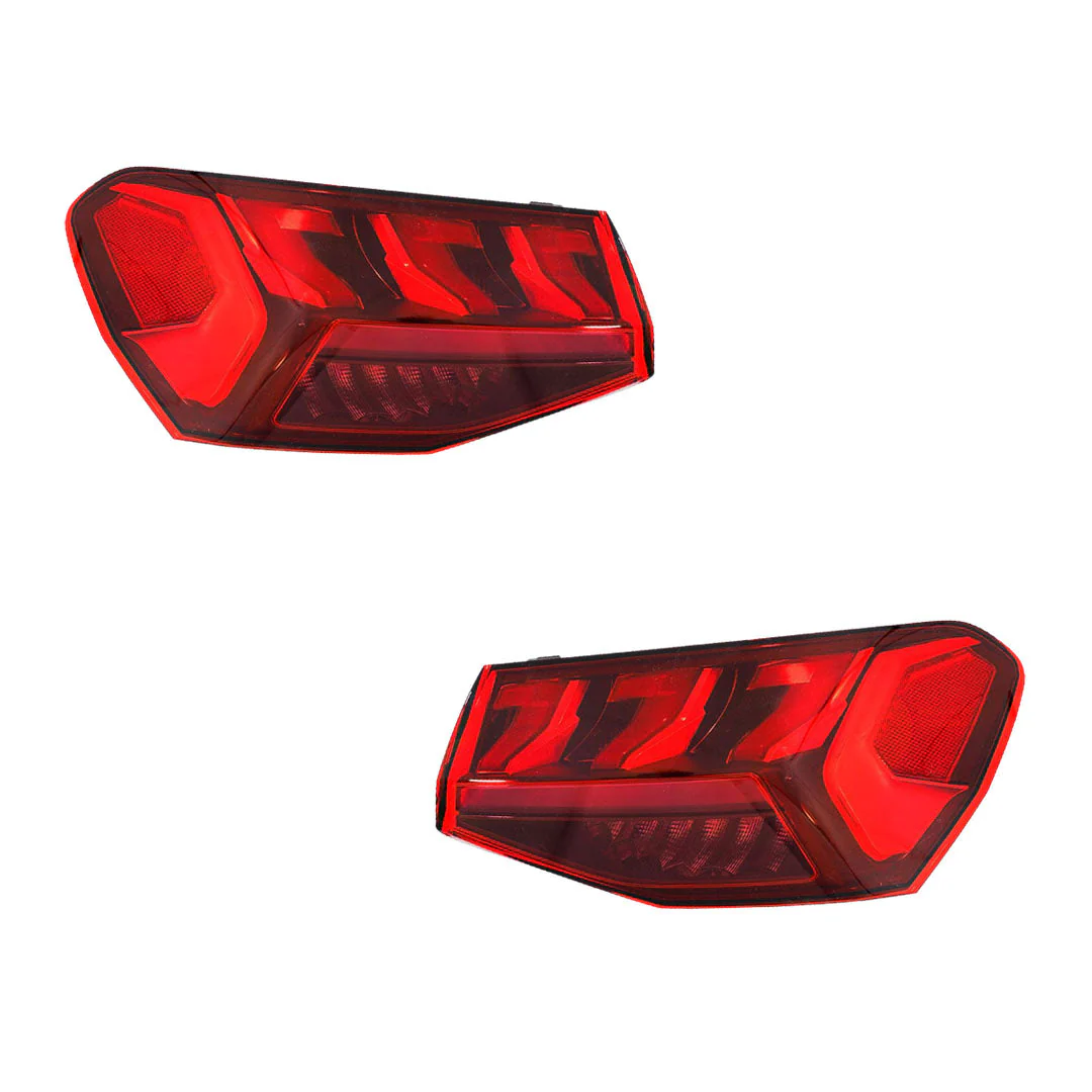 Audi A3 8V (2020 - 2025) Genuine Red / Black Outer Tail Lights LH + RH - Image 2