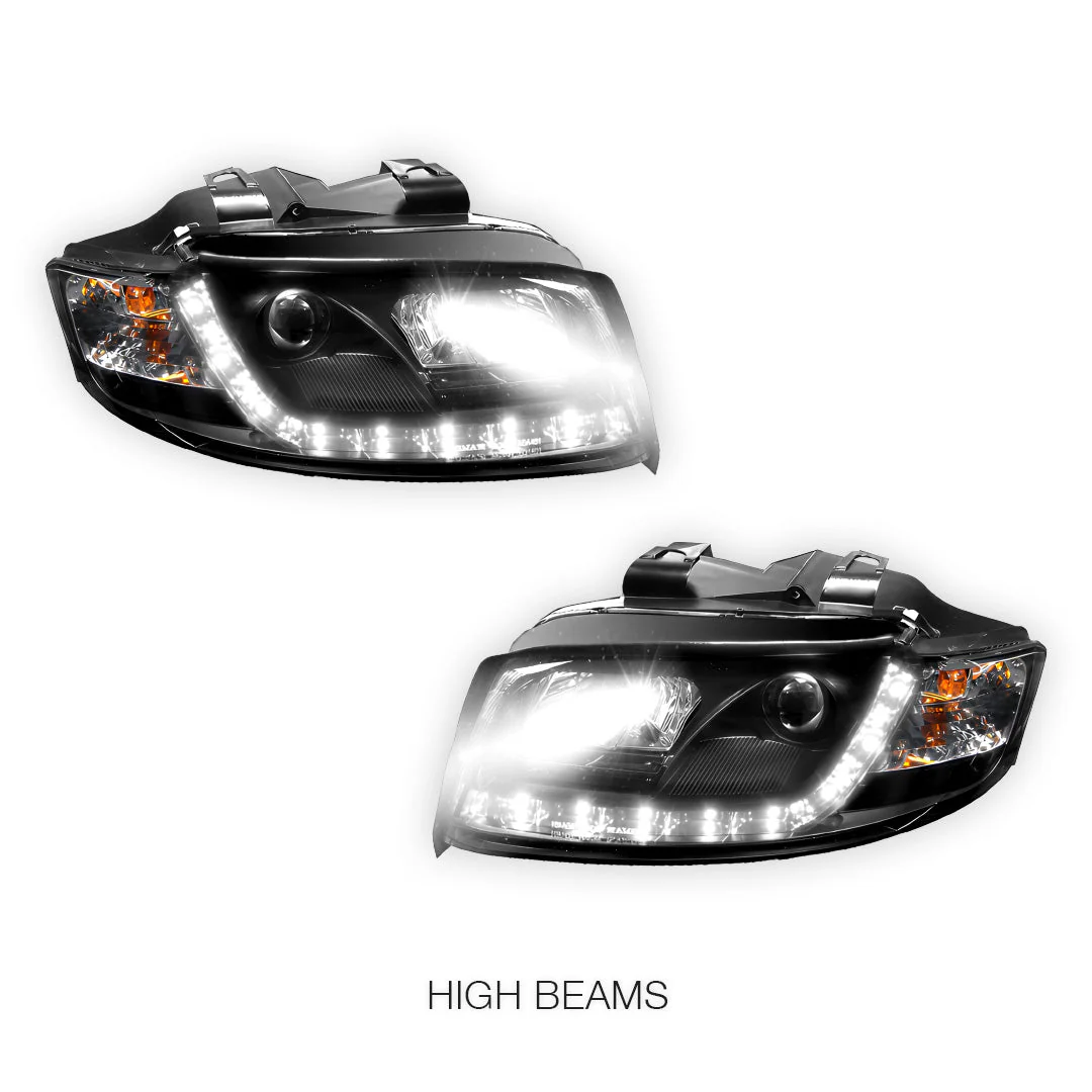 Audi A4 B6 (2000 - 2005) 3D LED DRL Projector Headlights LH + RH - Image 11