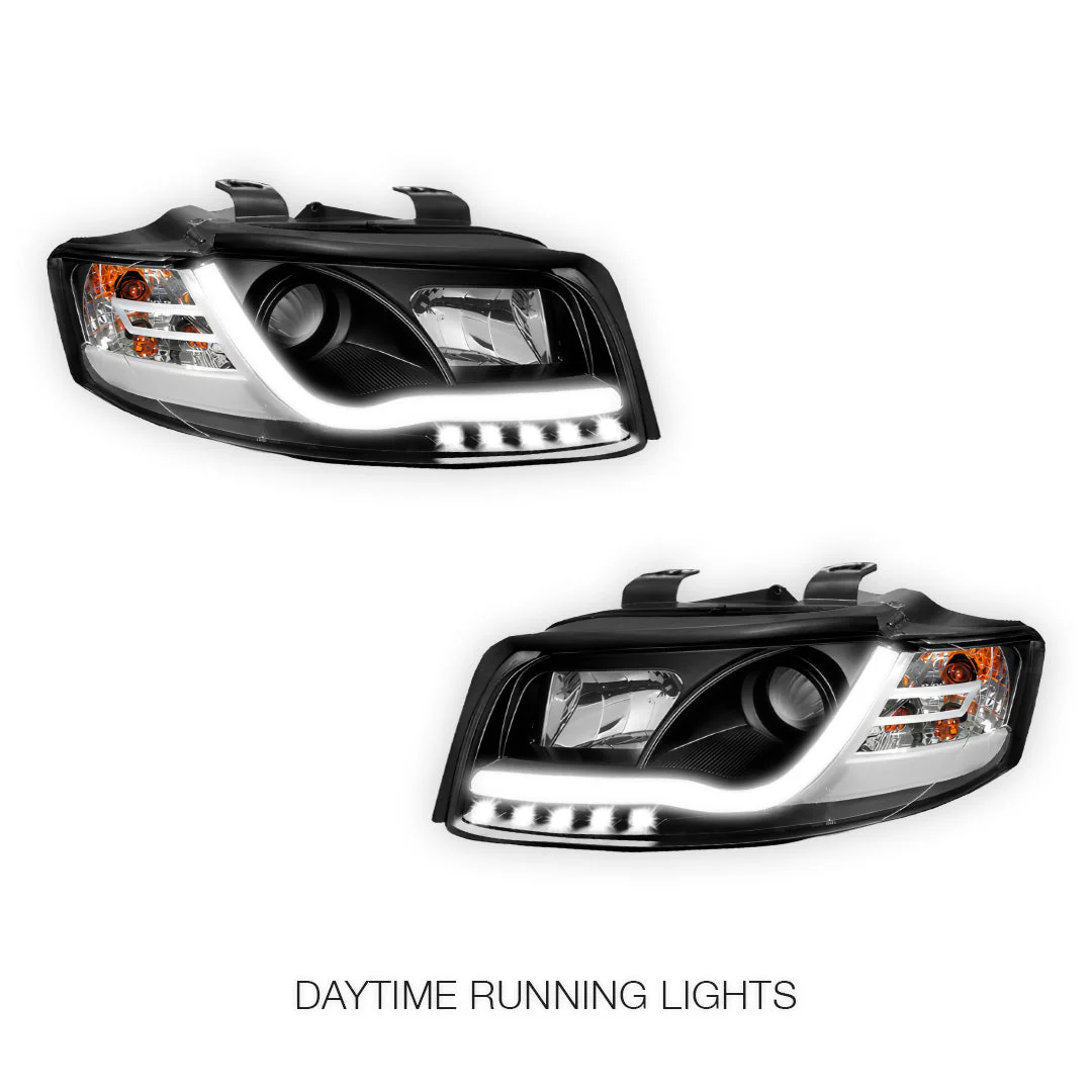 Audi A4 B6 (2000 - 2005) 3D LED DRL Projector Headlights LH + RH - Image 2