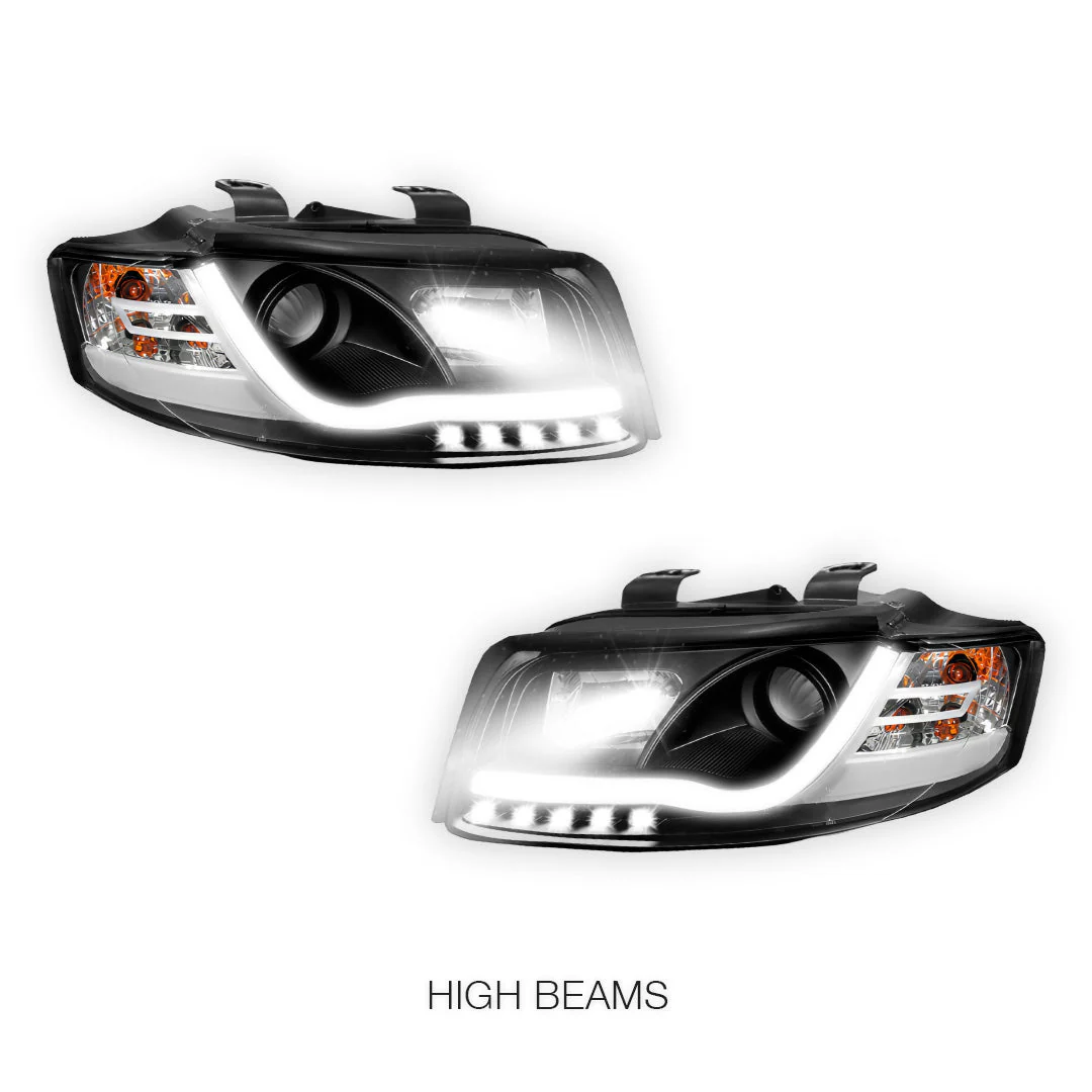 Audi A4 B6 (2000 - 2005) 3D LED DRL Projector Headlights LH + RH - Image 4