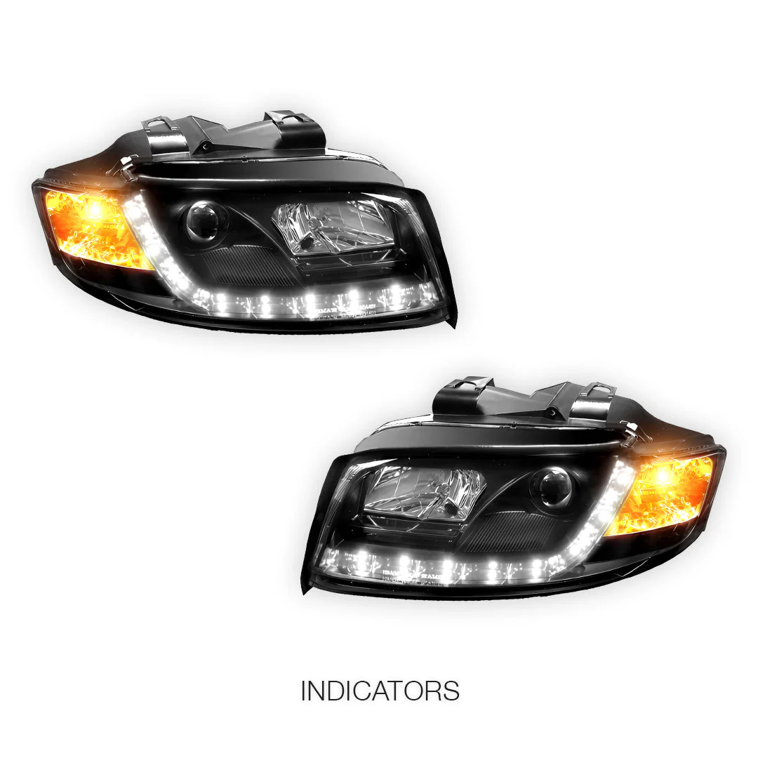 Audi A4 B6 (2000 - 2005) 3D LED DRL Projector Headlights LH + RH - Image 9