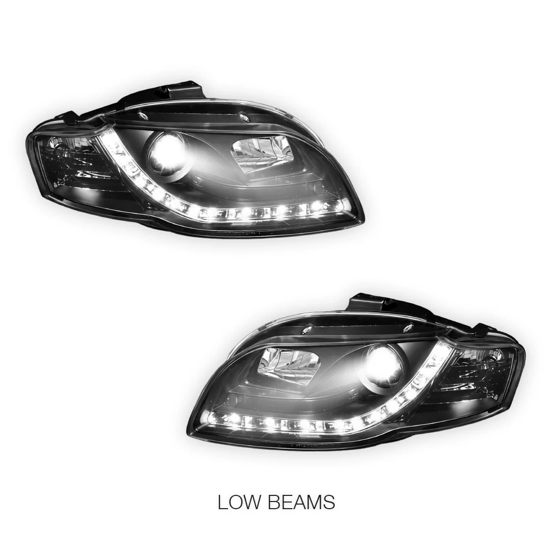Audi A4 B7 (2005 - 2008) 3D LED DRL Projector Headlights LH + RH - Image 10