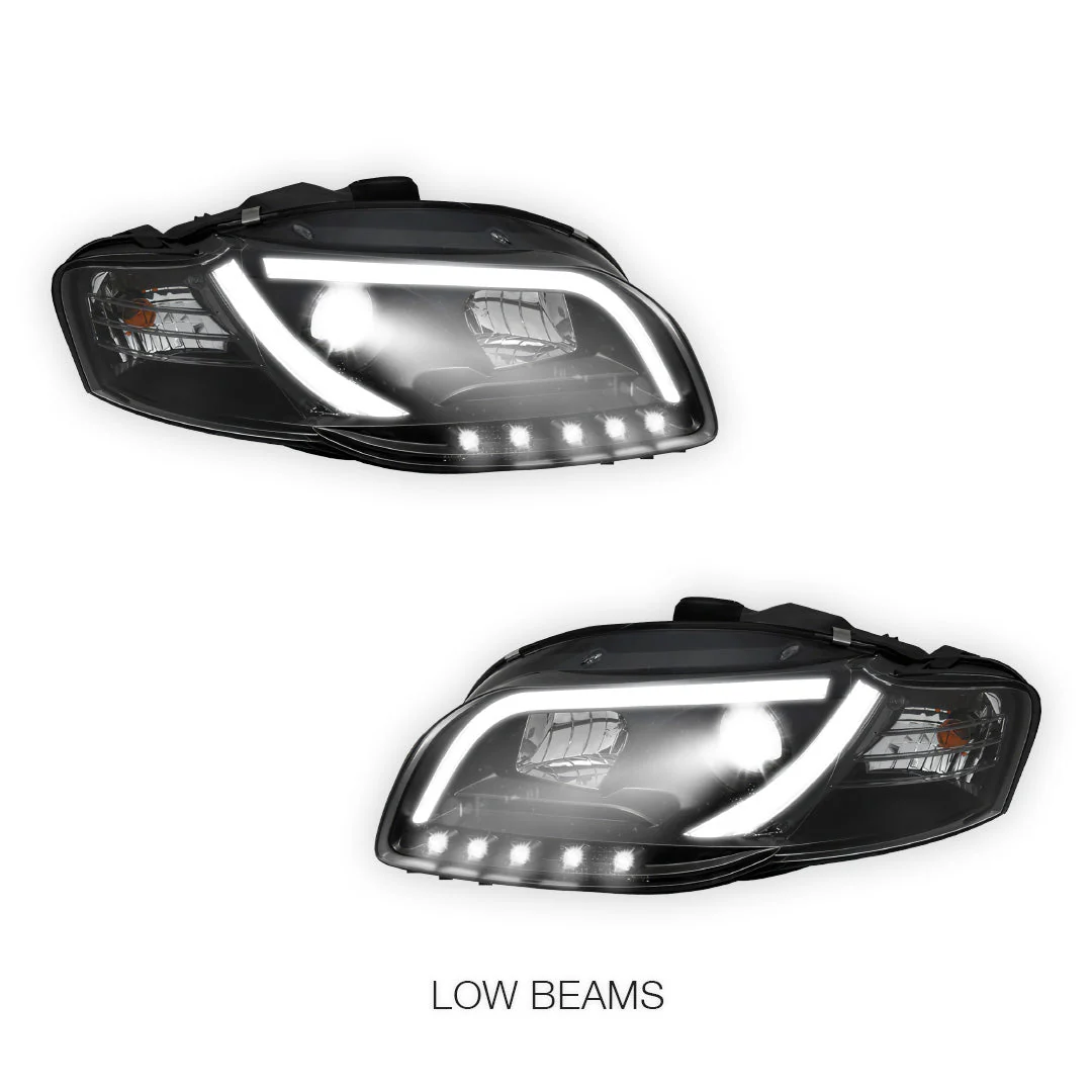 Audi A4 B7 (2005 - 2008) 3D LED DRL Projector Headlights LH + RH - Image 5