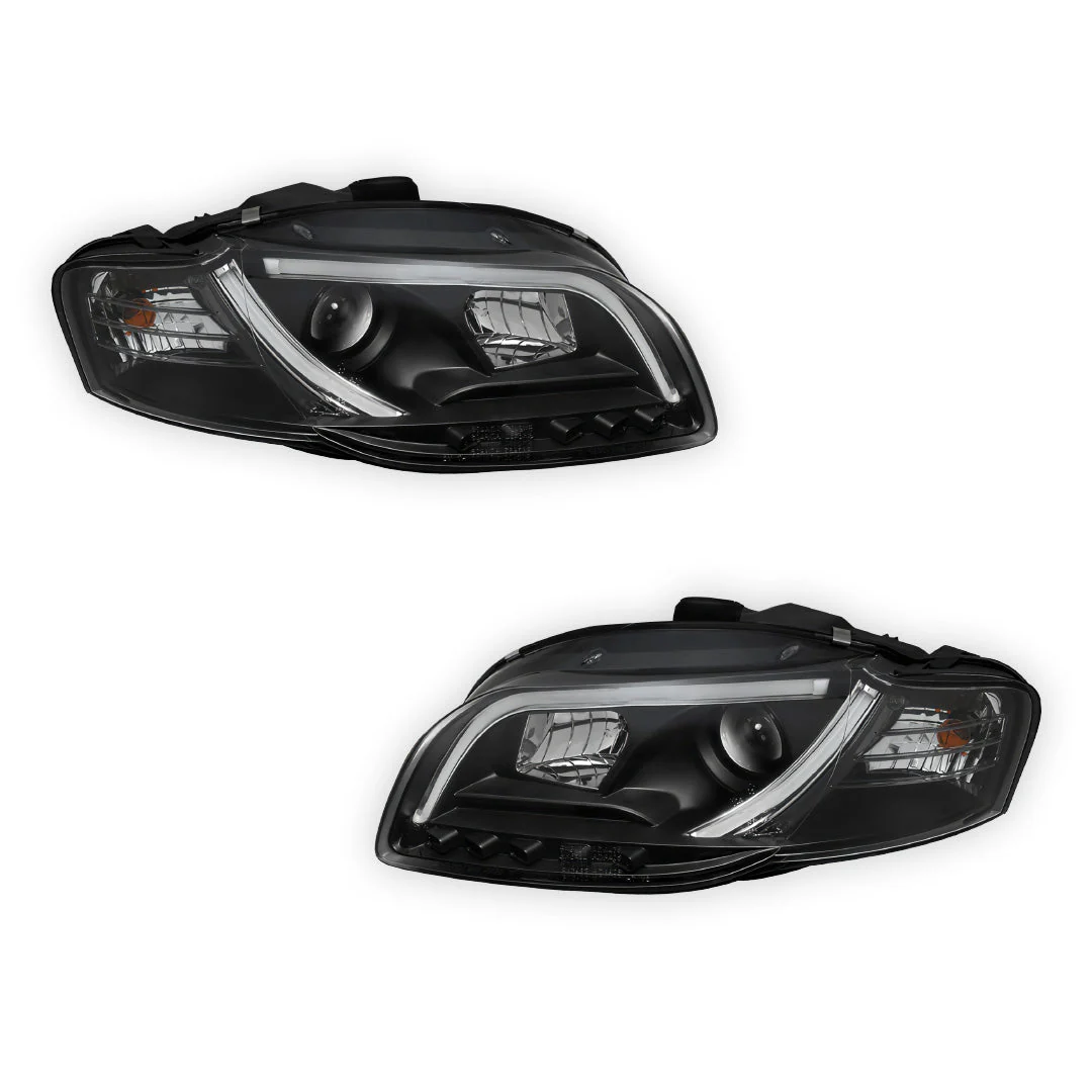 Audi A4 B7 (2005 - 2008) 3D LED DRL Projector Headlights LH + RH - Image 6
