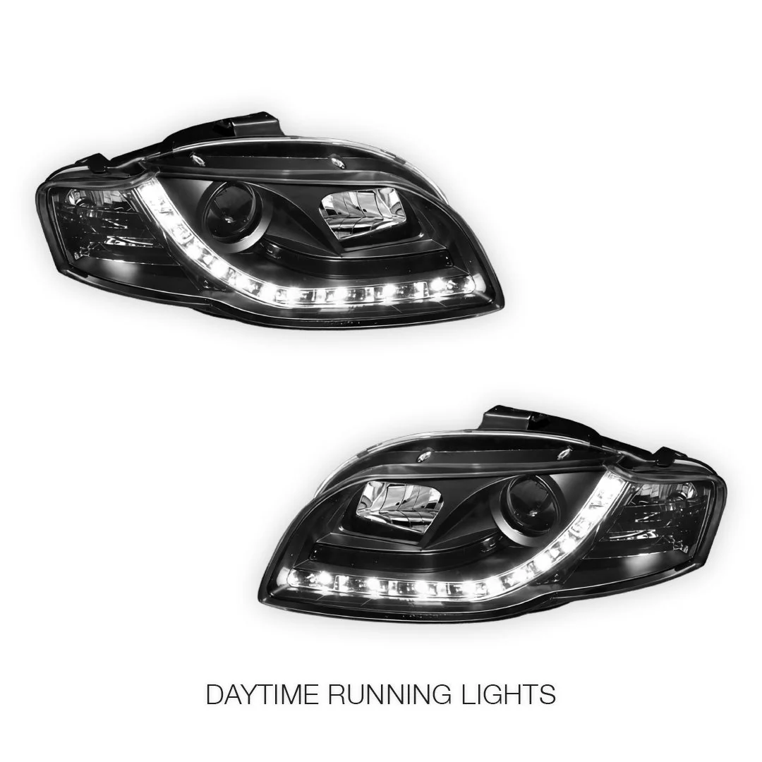 Audi A4 B7 (2005 - 2008) 3D LED DRL Projector Headlights LH + RH - Image 8