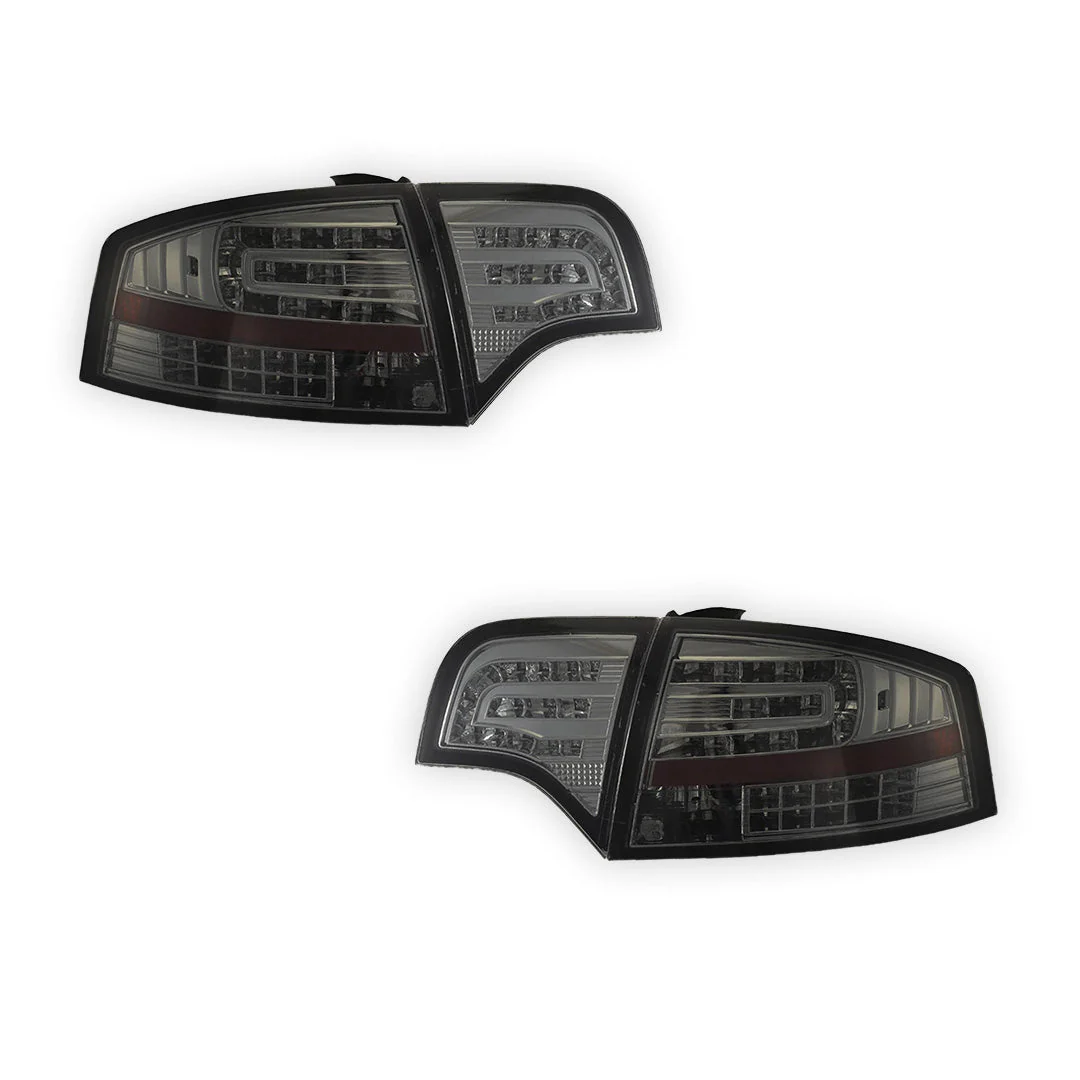 Audi A4 B7 (2005 - 2008) Smoke Black LED Tail Lights LH + RH - Image 6