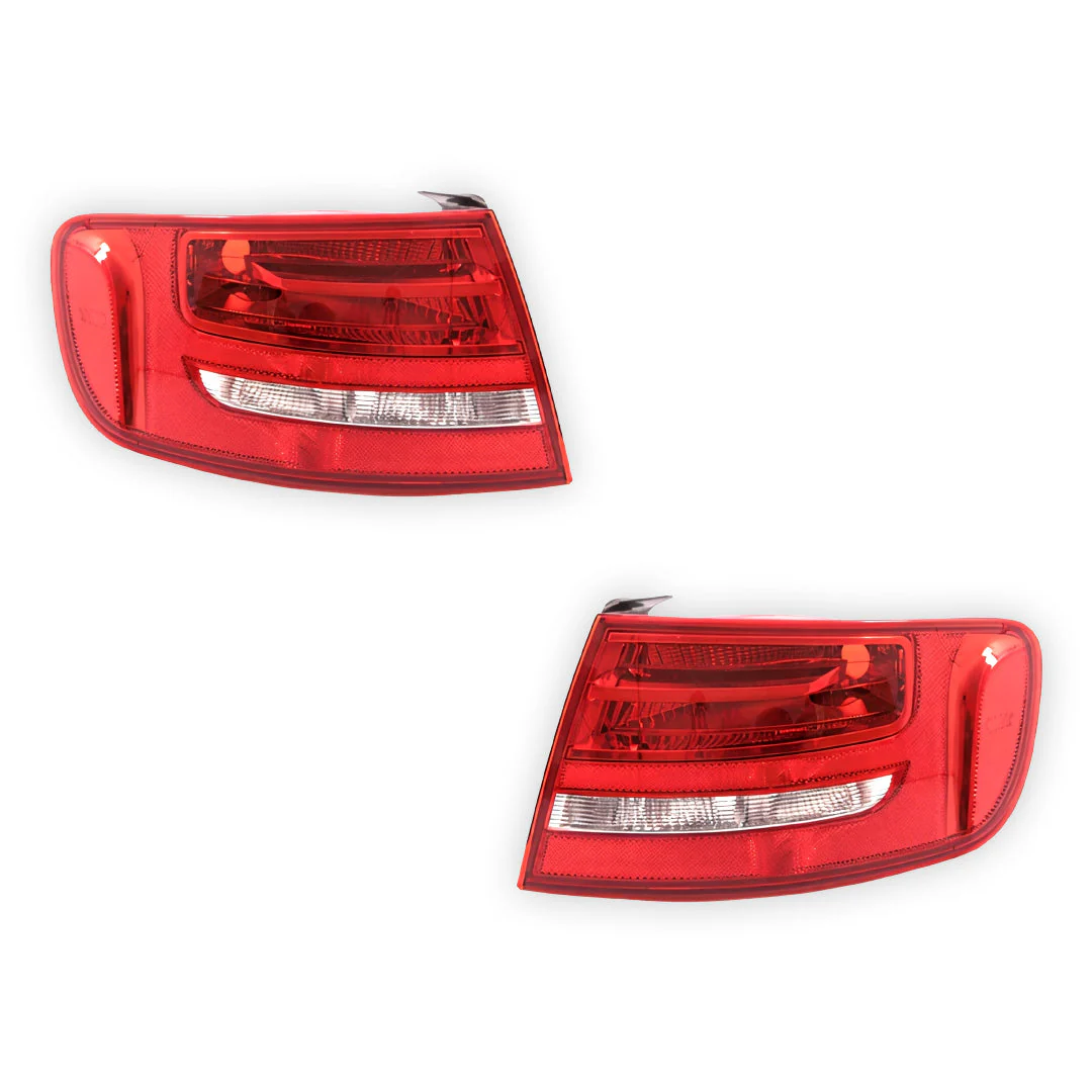 Audi A4 B8 (2007 - 2011) Halogen Outer OEM Style Tail Lights LH + RH - Image 2