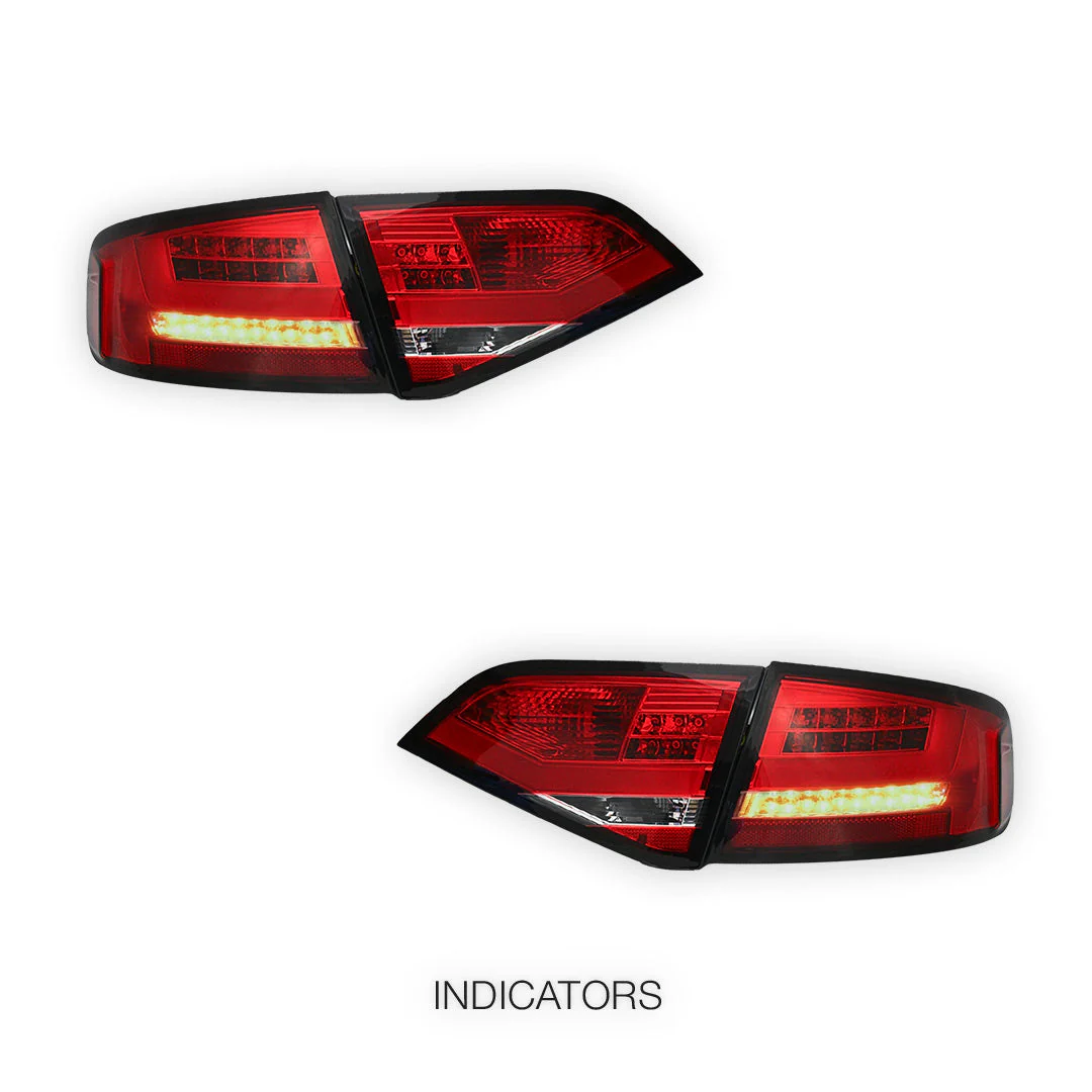 Audi A4 B8 (2008 - 2012) 3D LED Stripe Tail Lights LH + RH - Image 3