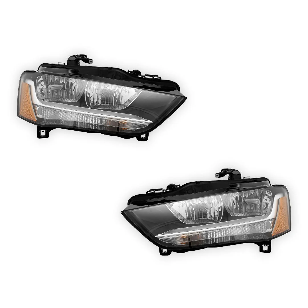 Audi A4 B8 (2011 - 2015) Genuine Crystal Clear Headlights LH + RH - Image 2