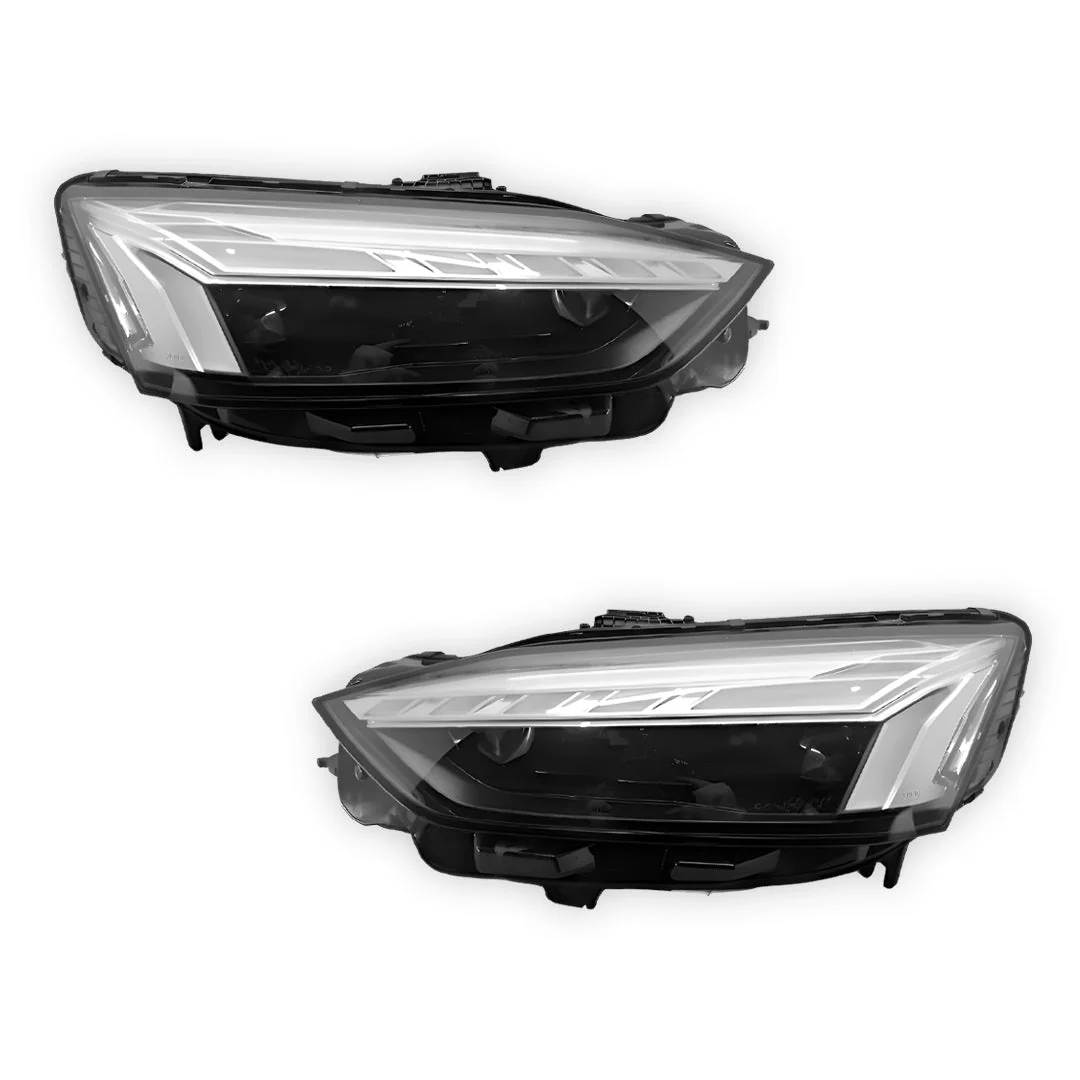 Audi A5 F5 (2020 - 2023) Genuine Black LED Headlights LH + RH - Image 2