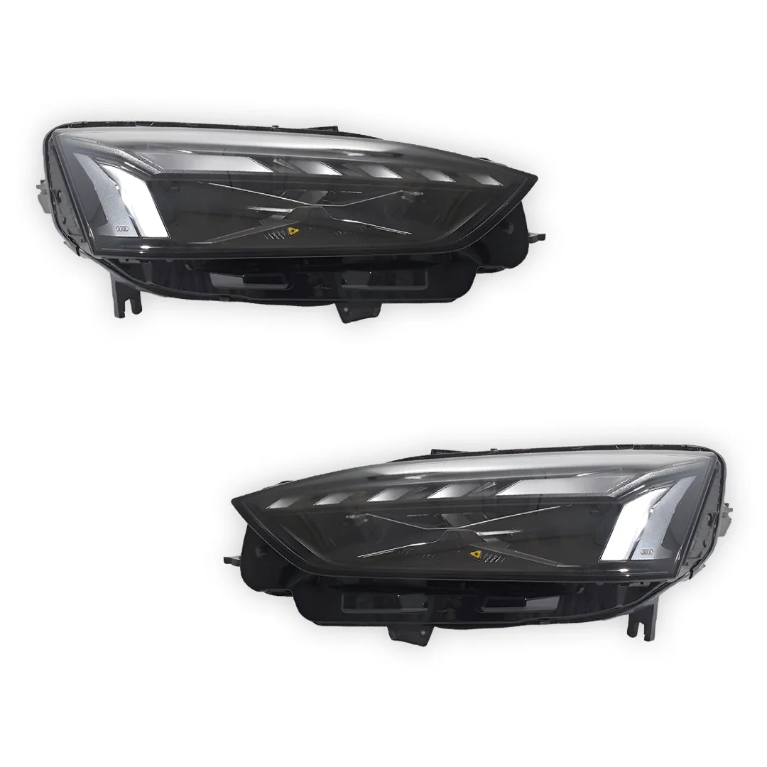 Audi A5 F5 (2020 - 2023) Genuine Black Matrix Headlights LH + RH - Image 2