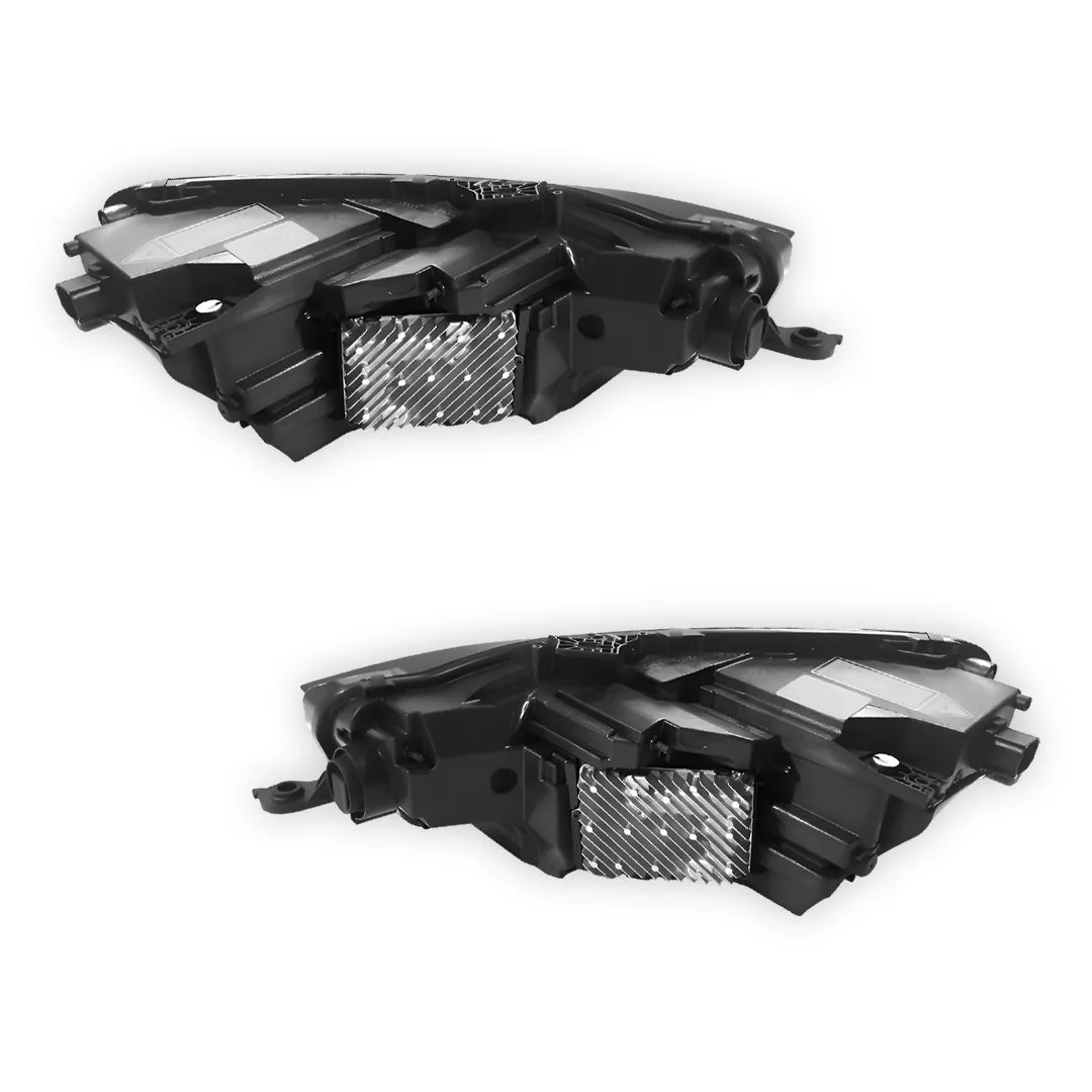 Audi A5 F5 (2020 - 2023) Genuine Black Matrix Headlights LH + RH - Image 3