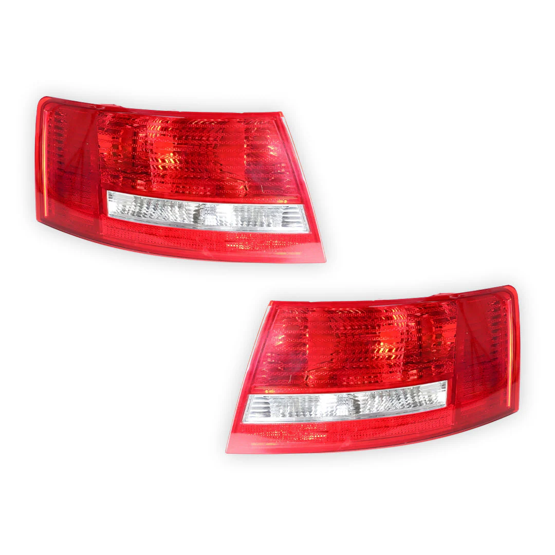 Audi A6 C6 (2004 - 2008) OEM Style Non LED Tail Lights LH + RH - Image 2